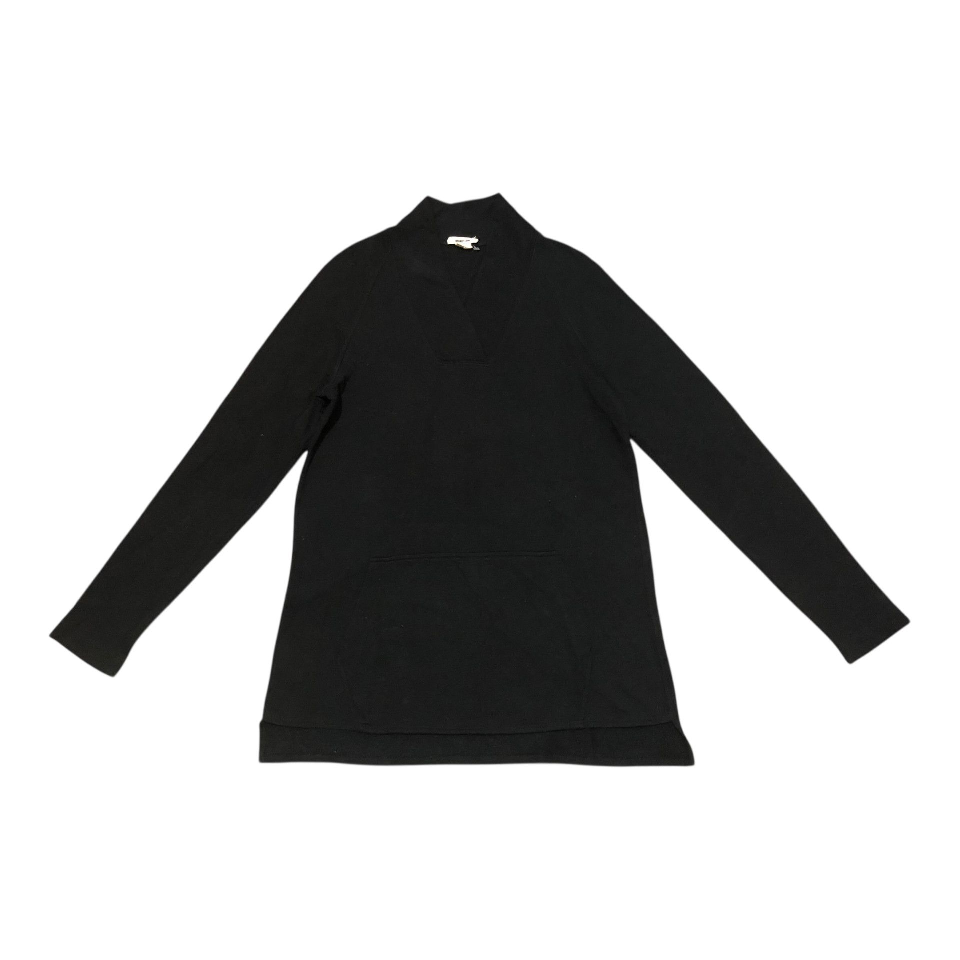 Helmut Lang 🔥HELMUT LANG Womens Black V Neck Sweater Pouch Pocket Shirt Size S / US 4 / IT 40 - 1 Thumbnail