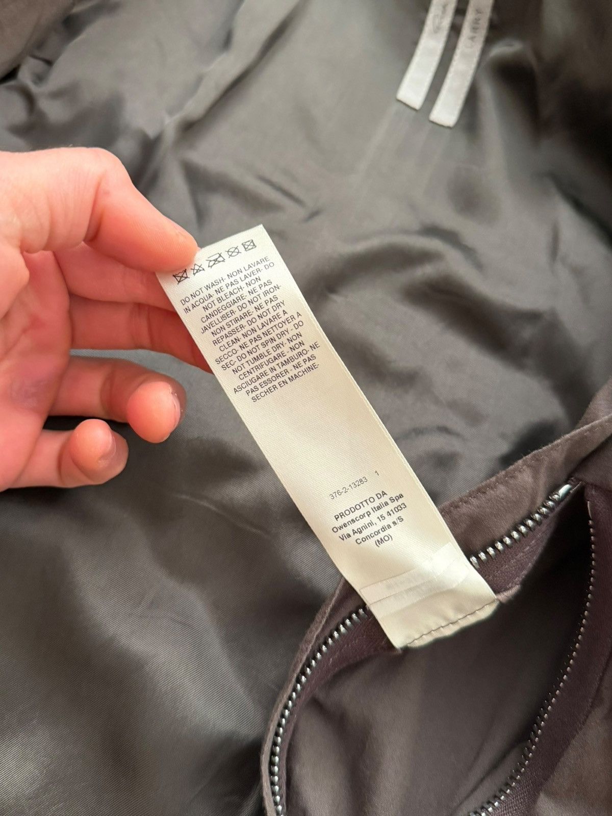 Rick Owens RARE 2019 Larry GIANT Sisy Suede Panel Parka Size US M / EU 48-50 / 2 - 12 Thumbnail