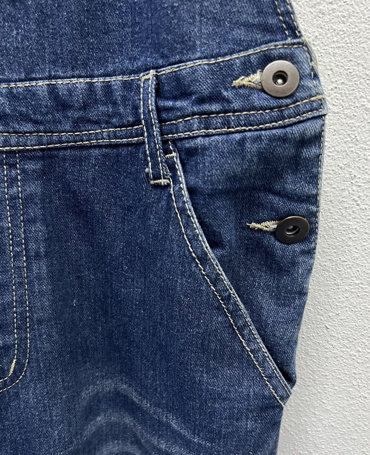 Japanese Brand × Vintage Vintage Japanese Denim Overalls – 100% Cotton, Size M Size US 34 / EU 50 - 8 Thumbnail