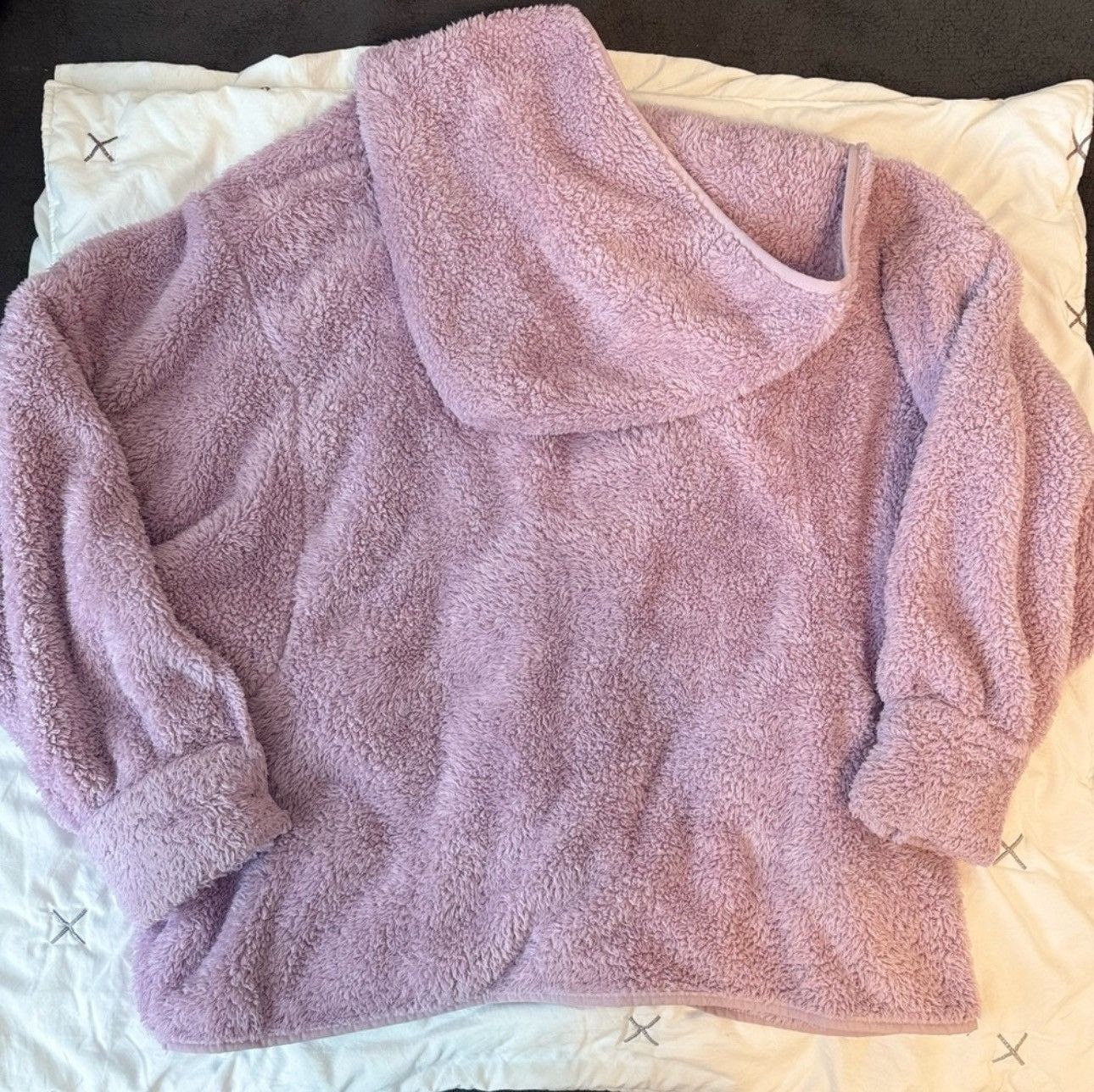 Forever 21 Forever 21 Lilac Teddy Fur Jacket Women’s Large Size L / US 10 / IT 46 - 5 Thumbnail