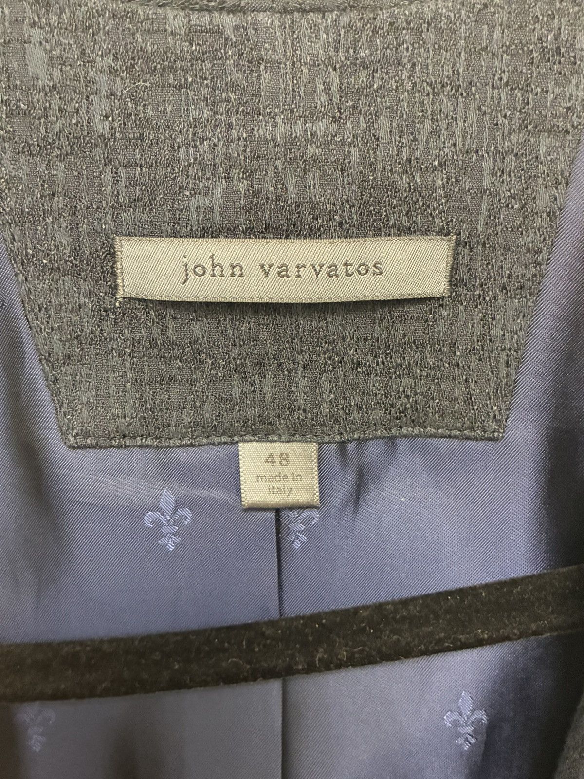 John Varvatos Jacquard Shawl Collar Jacket EU 48 USA 38 Size US M / EU 48-50 / 2 - 12 Thumbnail