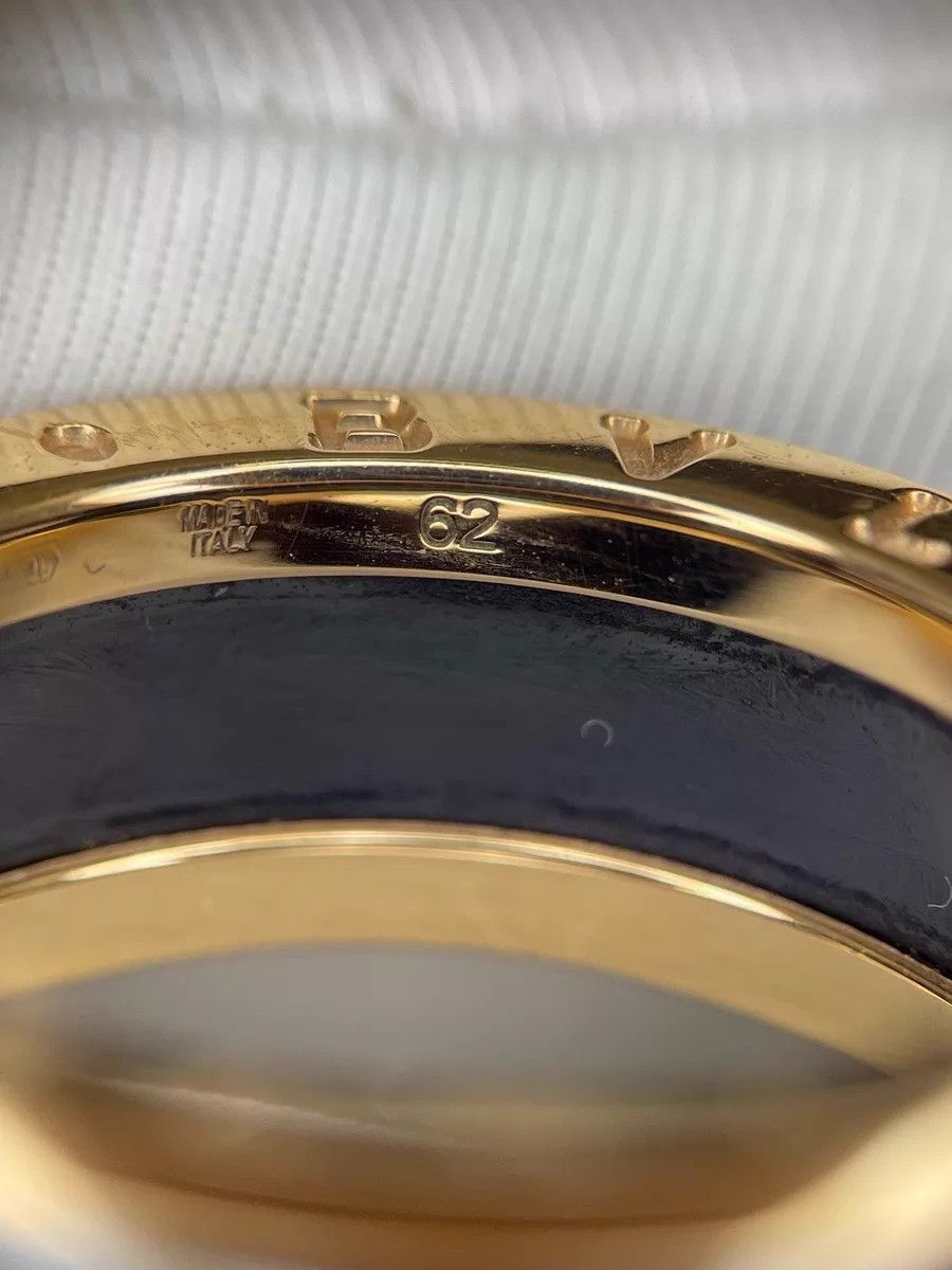 Bvlgari BVLGARI '22 RG BC Narrow Spring Ring 62 & box/papers Size ONE SIZE - 5 Thumbnail