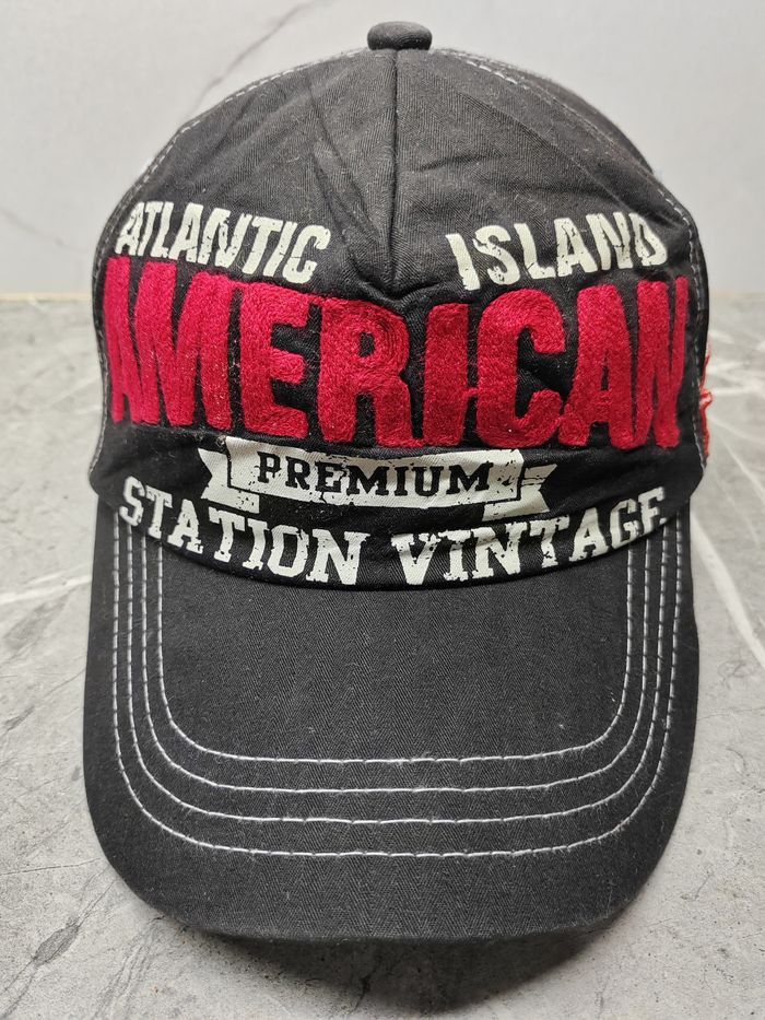 Vintage Vintage American Premium Distressed Style Hat Cap Size ONE SIZE - 2 Thumbnail
