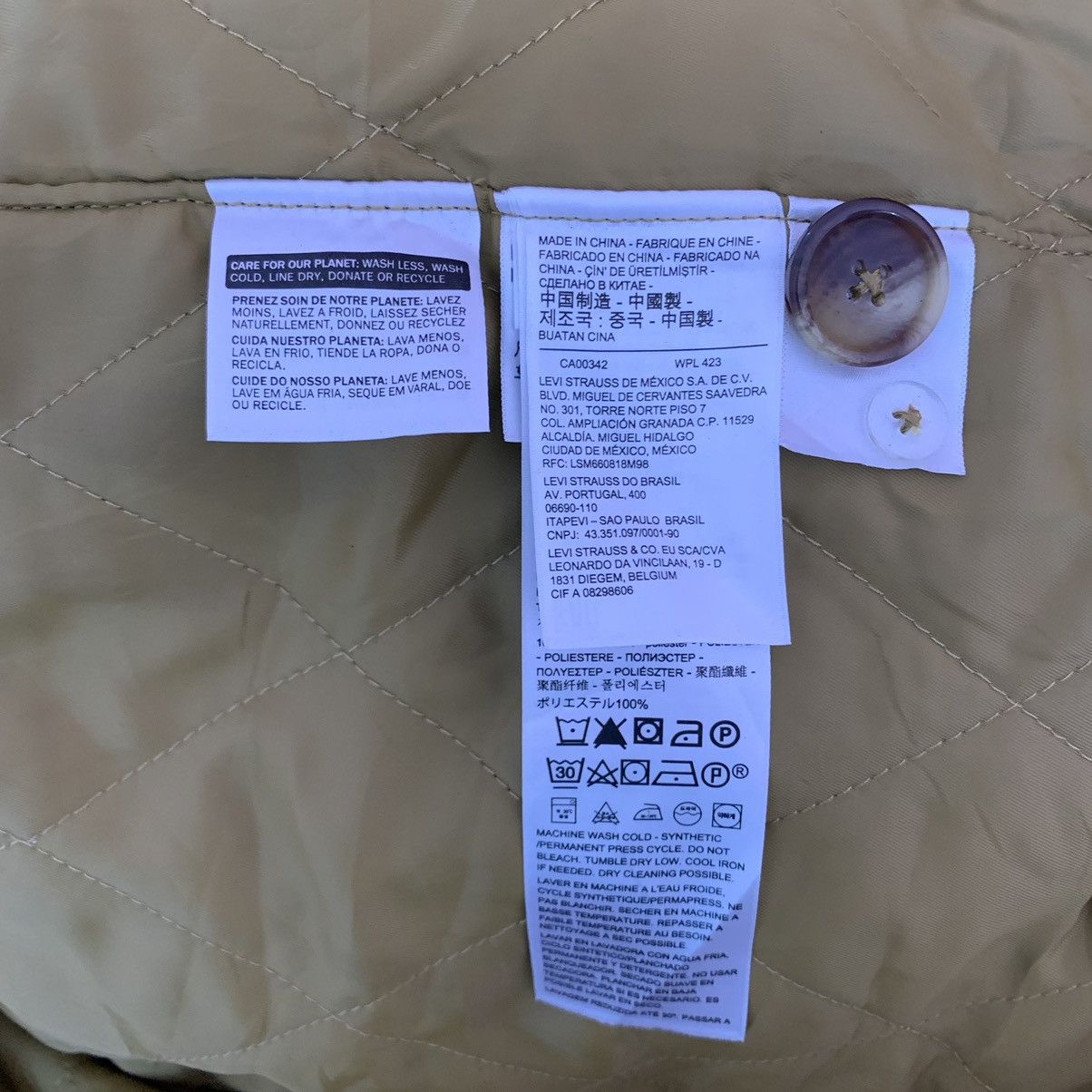 Levi's × Levi's Vintage Clothing × Vintage VINTAGE LEVIS LONG COAT JACKET Size US XS / EU 42 / 0 - 10 Thumbnail