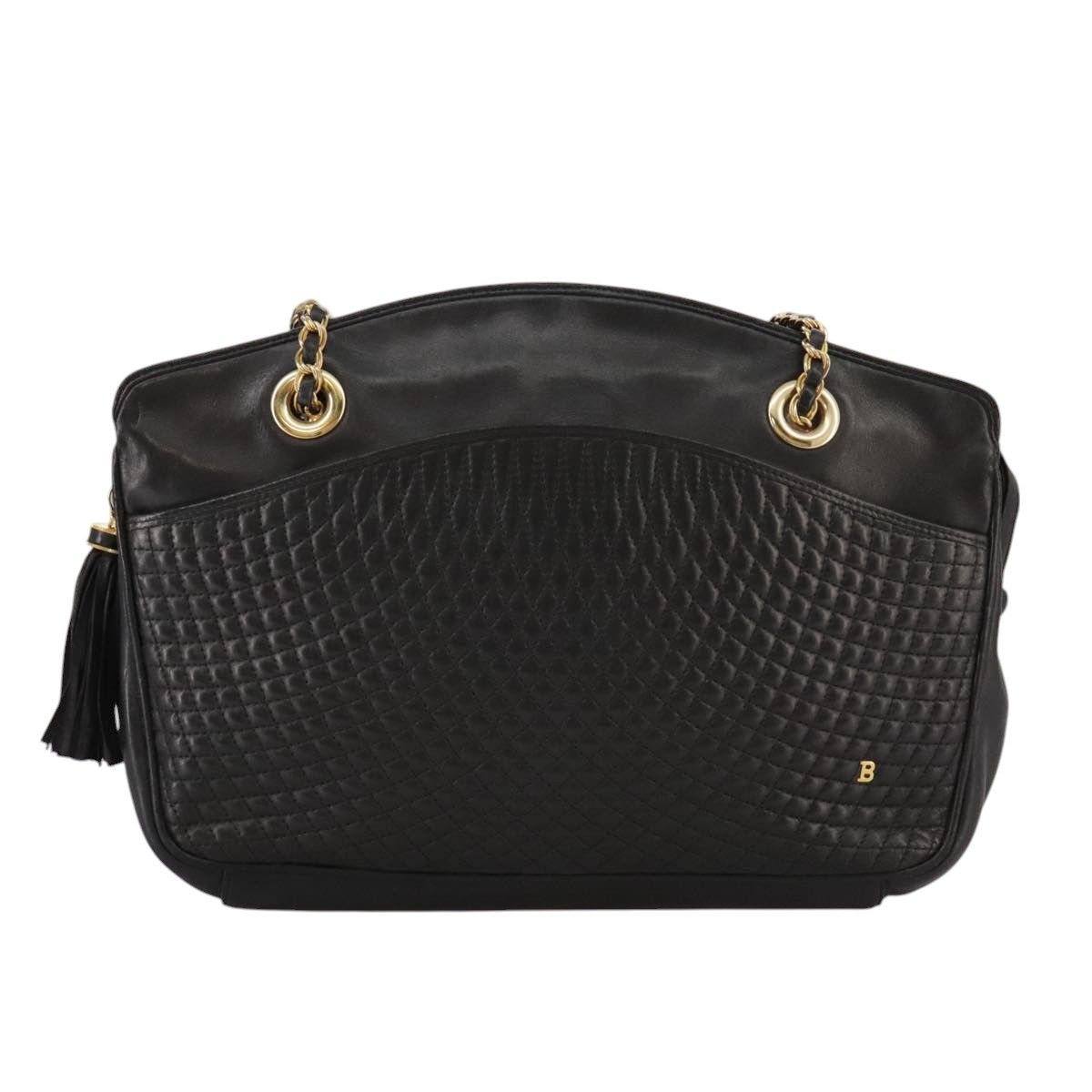 Bally Black Leather Shoulder Bag (Pre-Owned) Size ONE SIZE - 1 Thumbnail