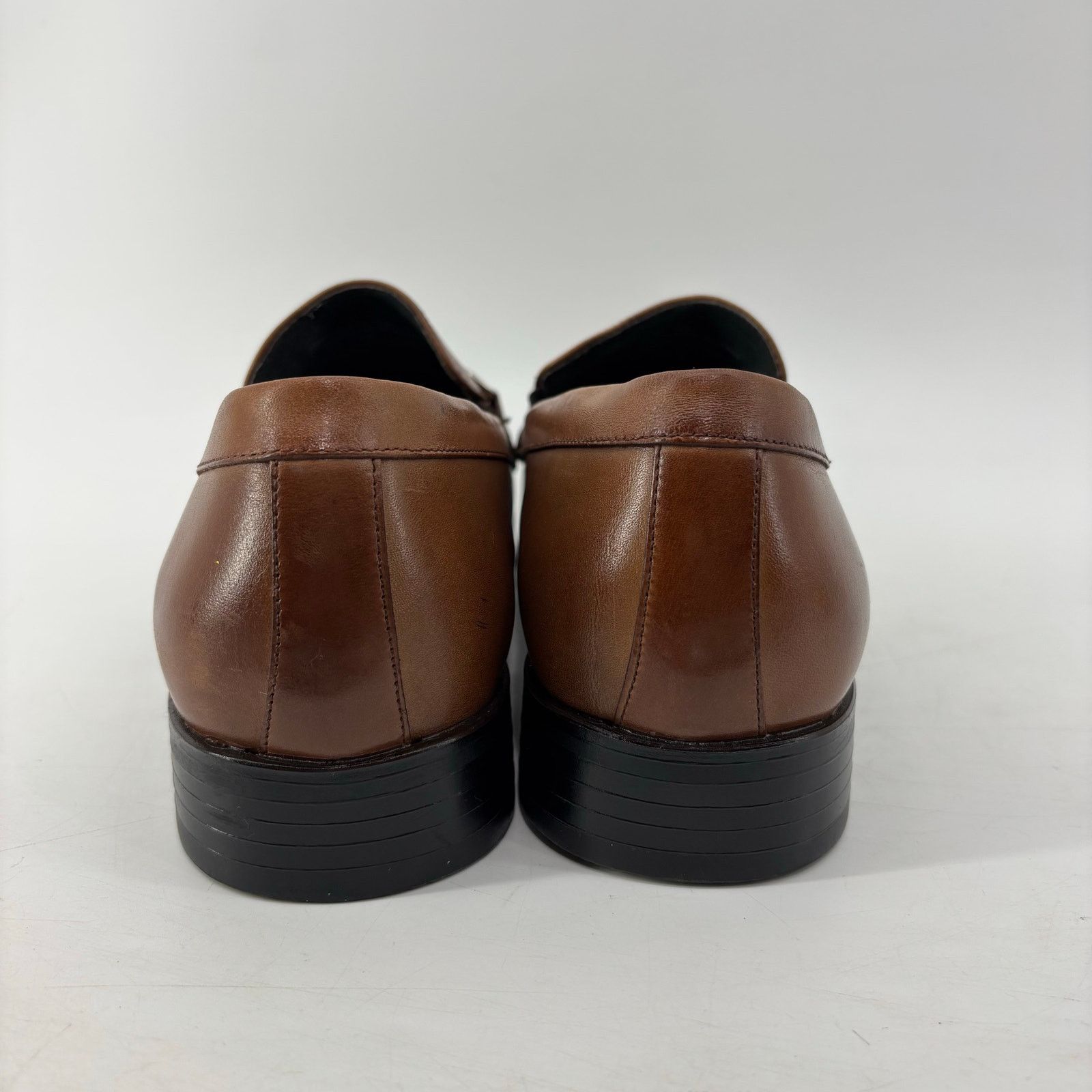 Stacy Adams Stacy Adams Mens Sz 10 Maxfield Slip On Loafer Brown Oxford Size US 10 / EU 43 - 11 Thumbnail