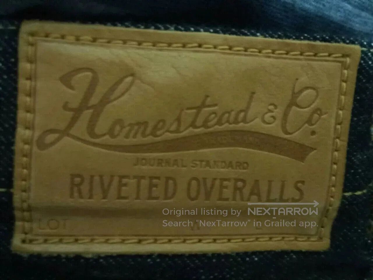 Journal Standard JOURNAL STANDARD Homestead Raw Denim Jeans. Size US 34 / EU 50 - 4 Thumbnail