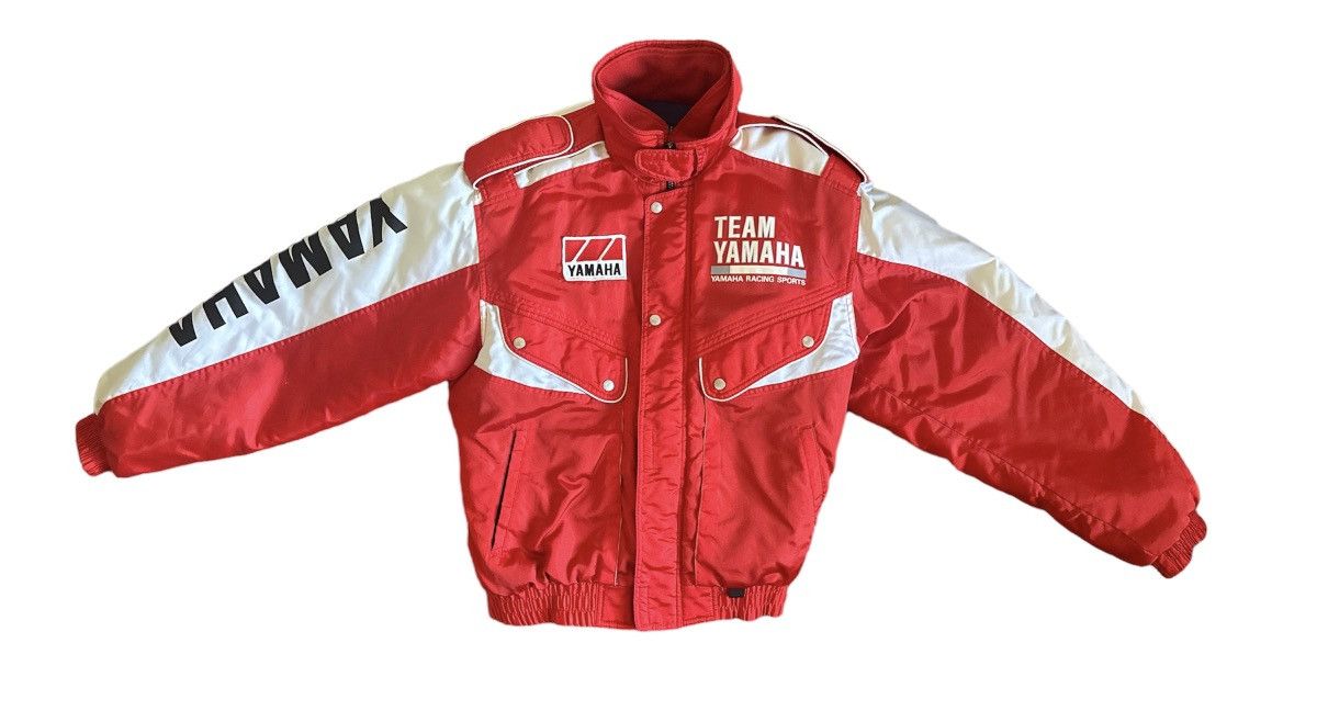 TEAM　YAMAHA　ジャンパー　レッド/ホワイト TEAM YAMAHA ジャンパー レッド/ホワイト TEAM YAMAHA ジャンパー