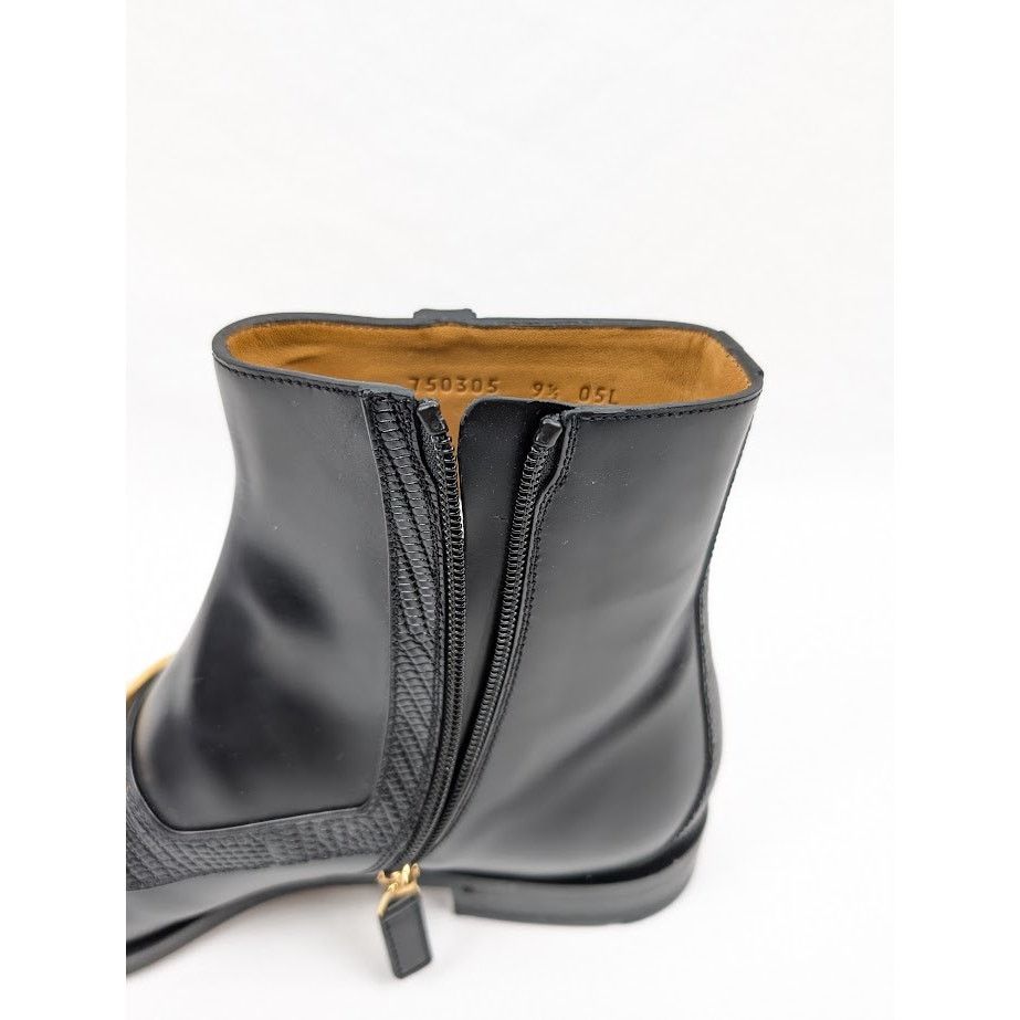 Gucci o1rshd1 Horse Calf Boots in Black Size US 10 / EU 43 - 11 Thumbnail