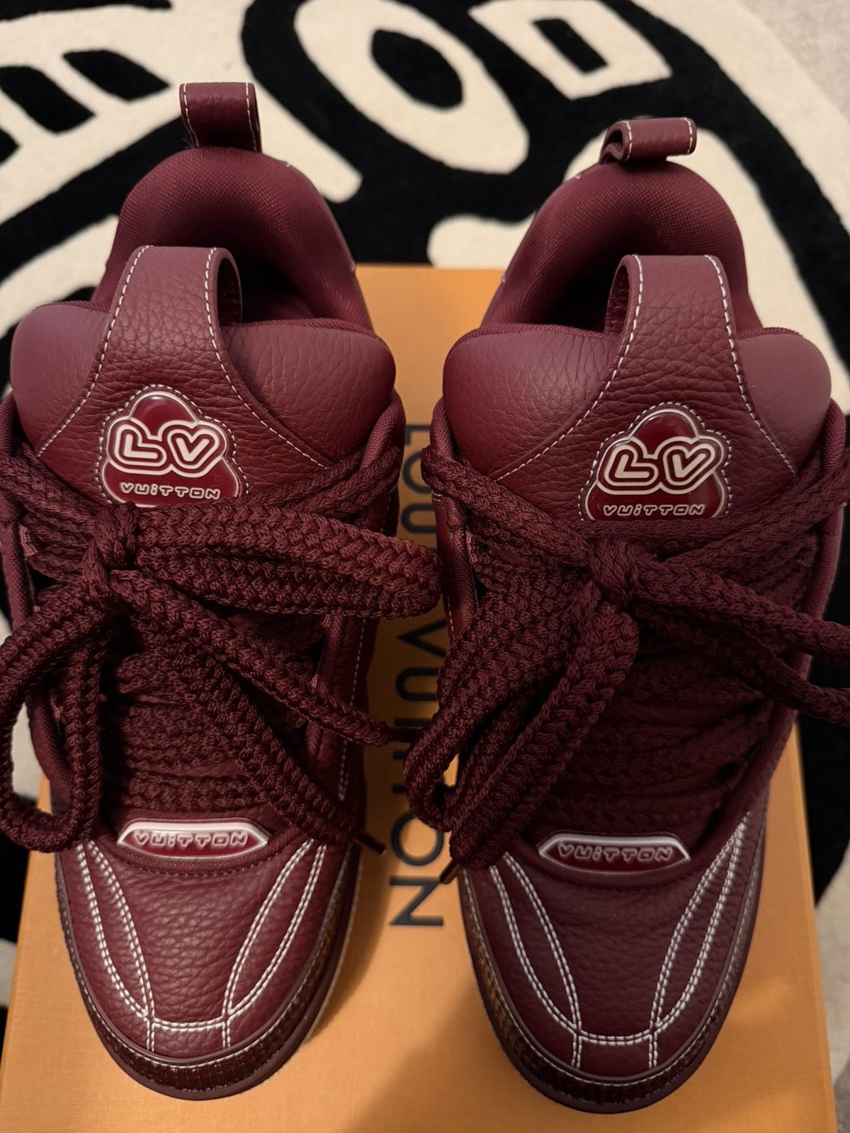 Louis Vuitton Louis Vuitton Skate Sneakers in Bordeaux Red Size US 7.5 / EU 40-41 - 5 Thumbnail
