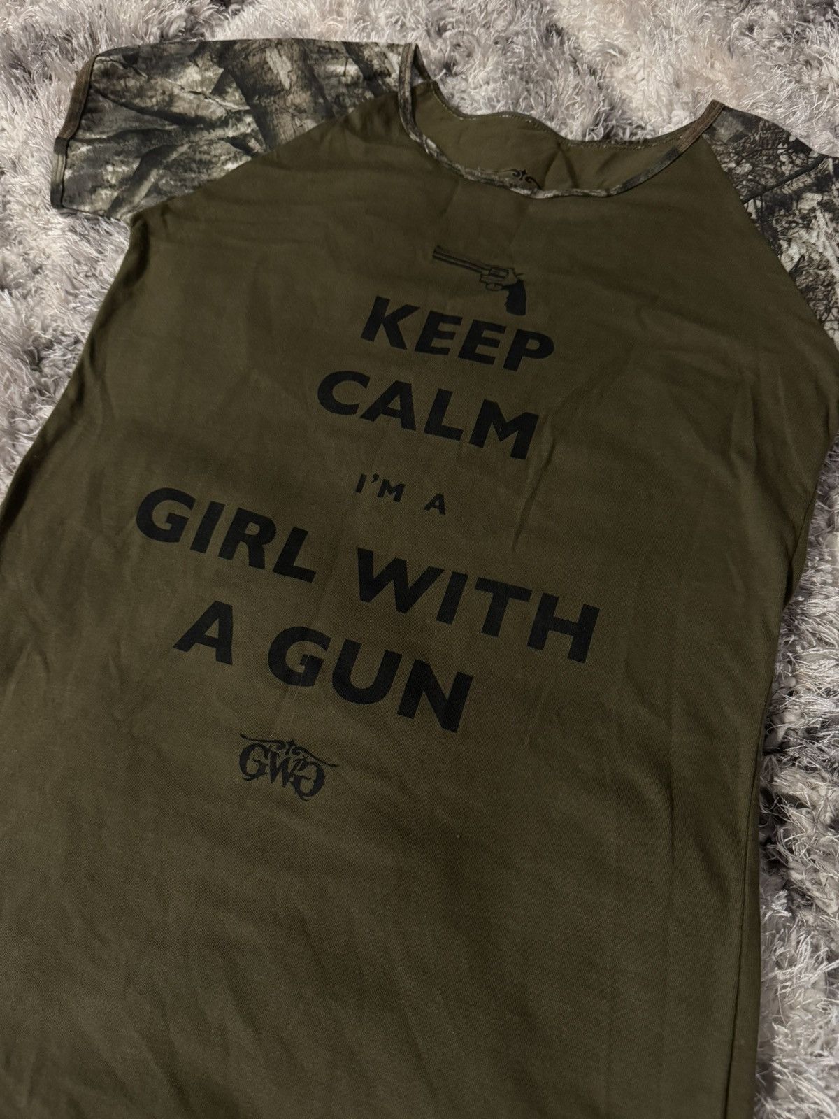 Other Girls with Guns slogan keep calm graphic tee Size L / US 10 / IT 46 - 2 Thumbnail