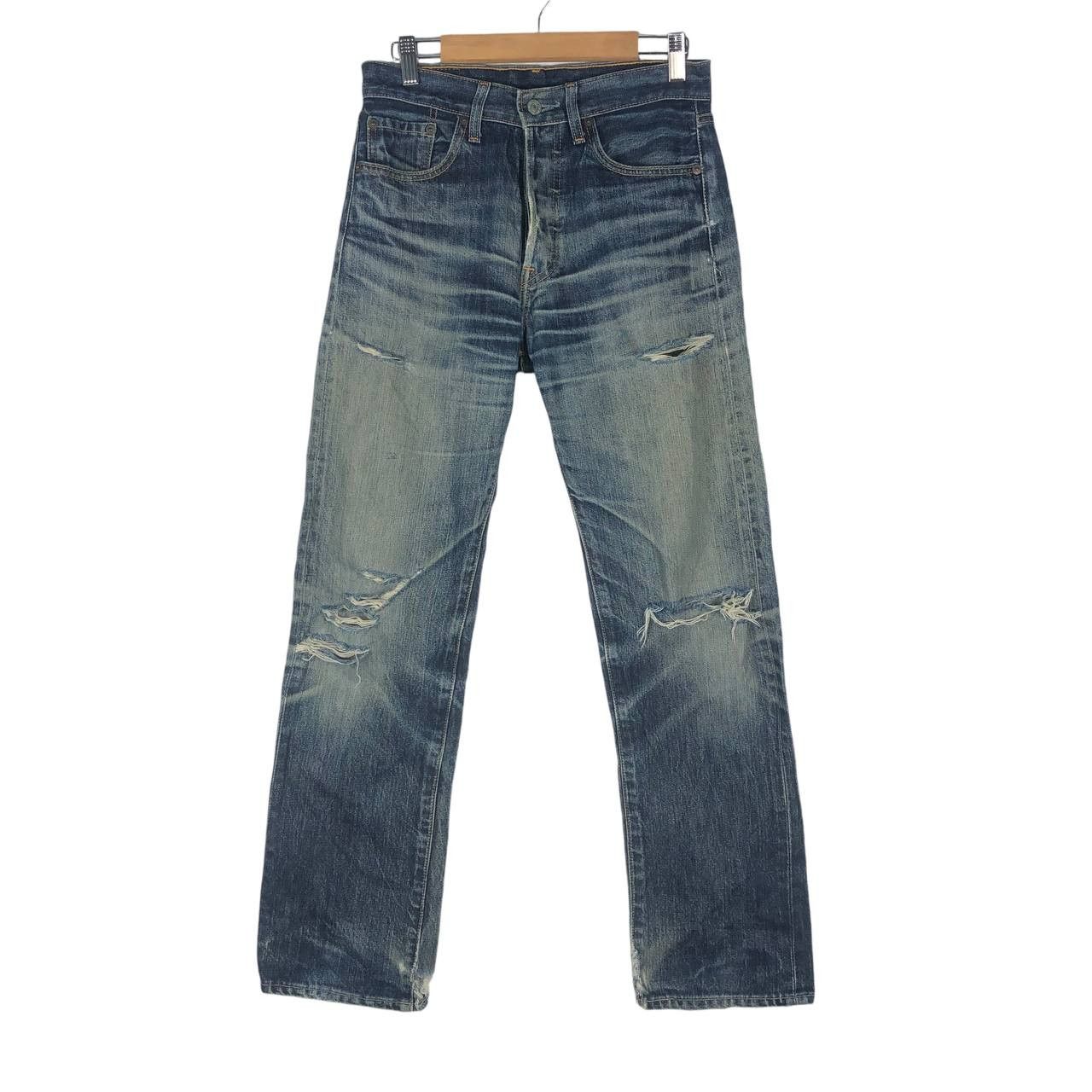 Jean × Levi's × Vintage Vintage Levi's Jeans 501 Distressed Jeans Size US 29 - 1 Thumbnail
