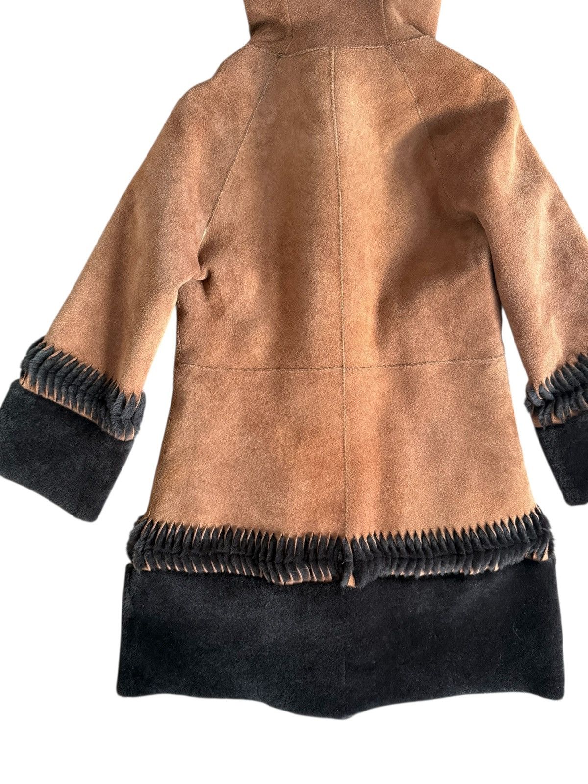 Balmain RARE Balmain suede & shearling coat Size S / US 4 / IT 40 - 6 Thumbnail