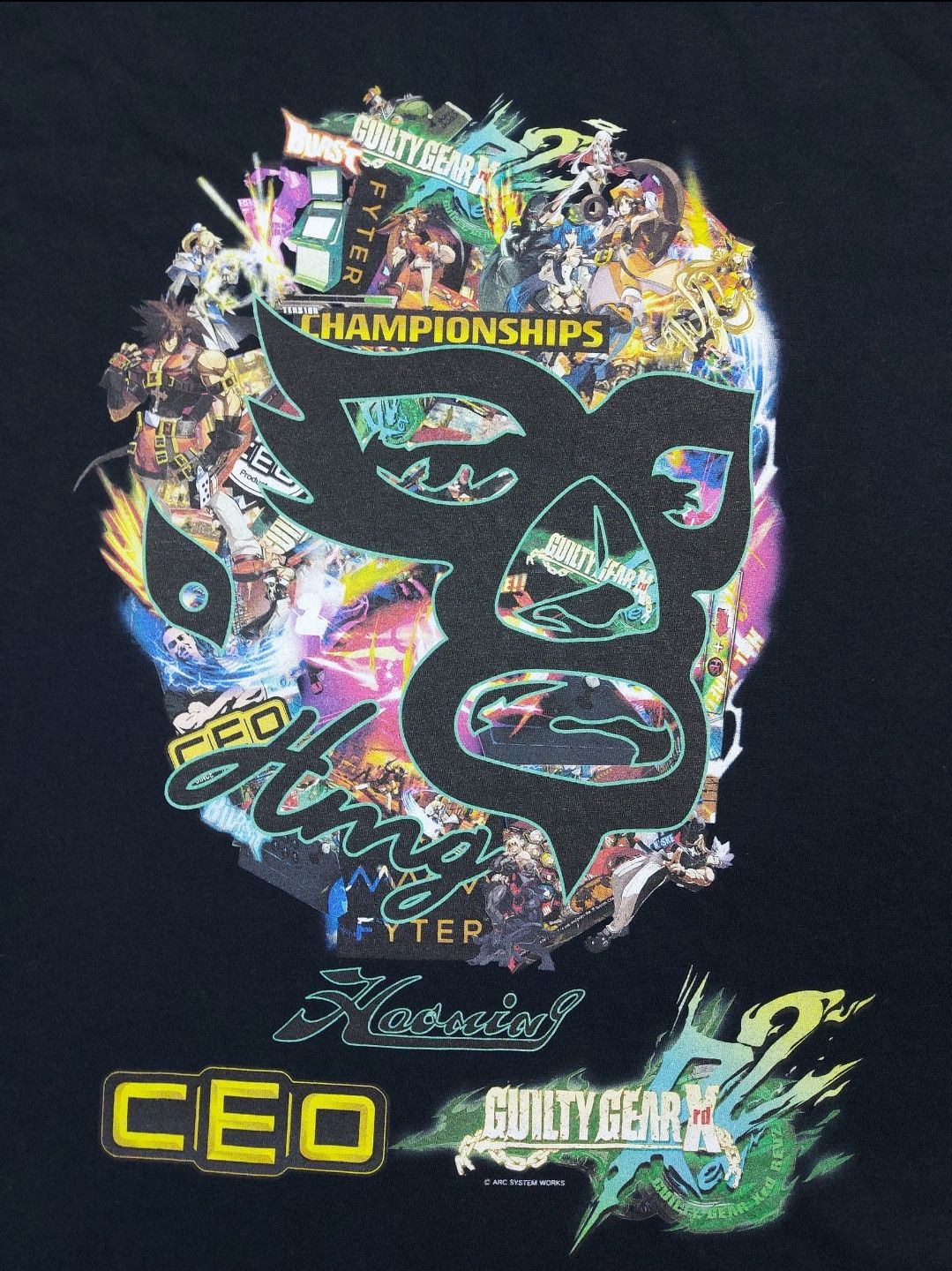 Japanese Brand × Playstation HAOMING Wrestling Mask × GUILTY GEAR Championships TEE Size US L / EU 52-54 / 3 - 2 Thumbnail