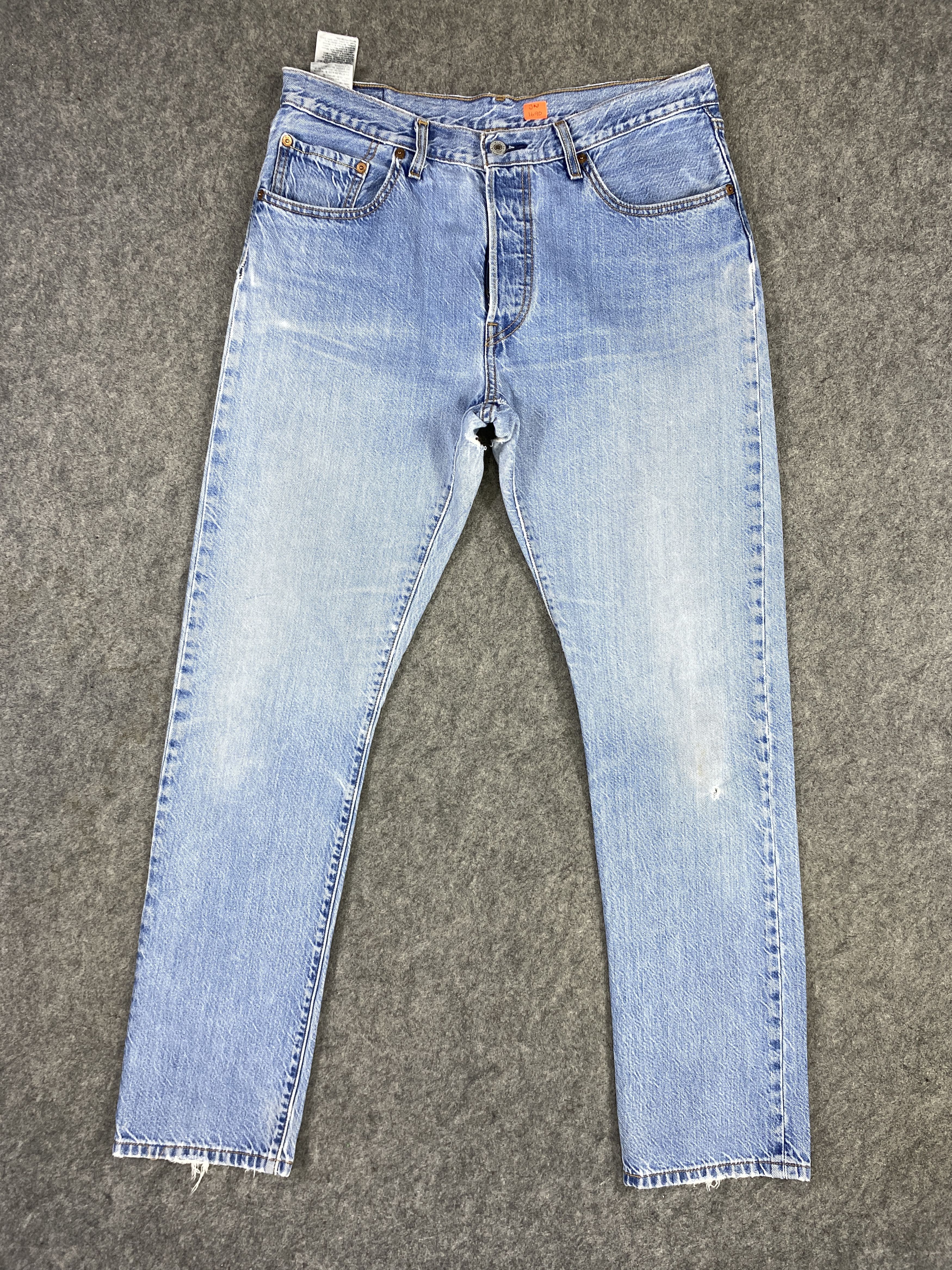Japanese Brand Light Wash Levi's 501 Jeans 31x30.5 Denim -JN1690 Size US 31 - 1 Thumbnail