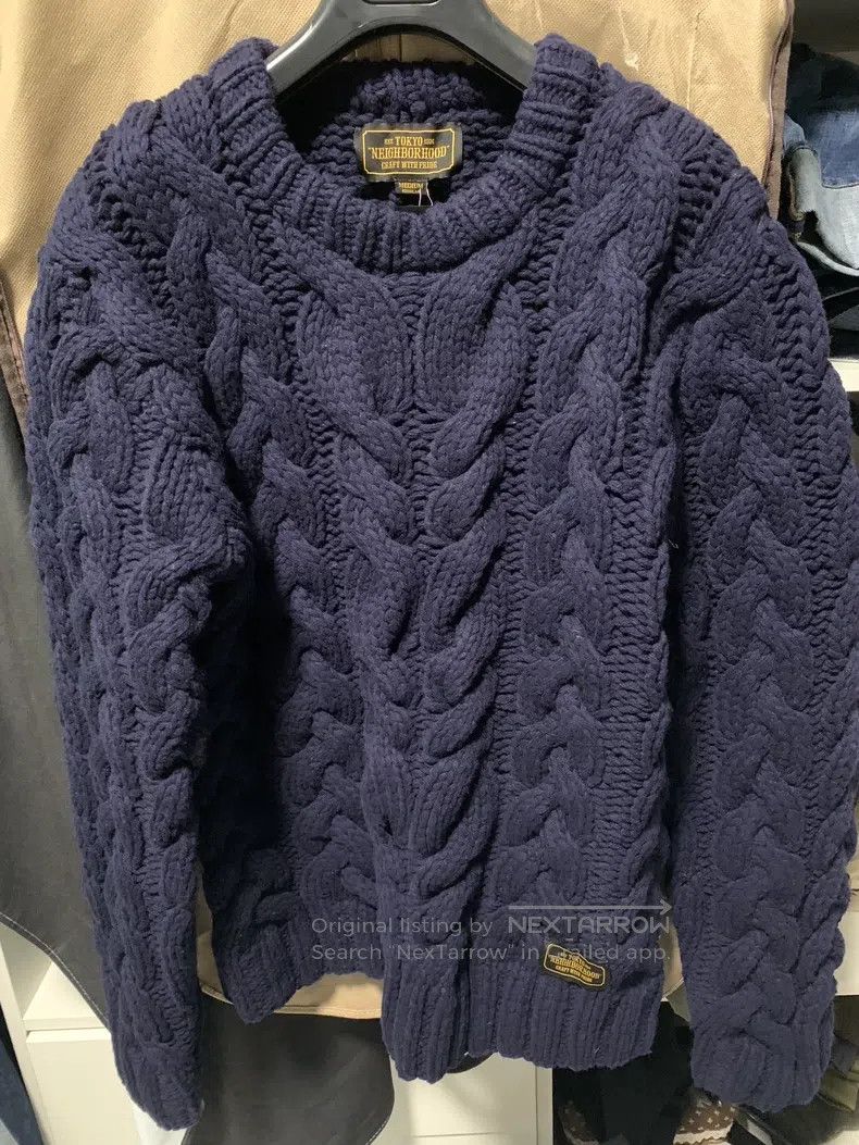 Neighborhood Neighborhood Chunky Knit Woolen Sweater Size US M / EU 48-50 / 2 - 1 Thumbnail