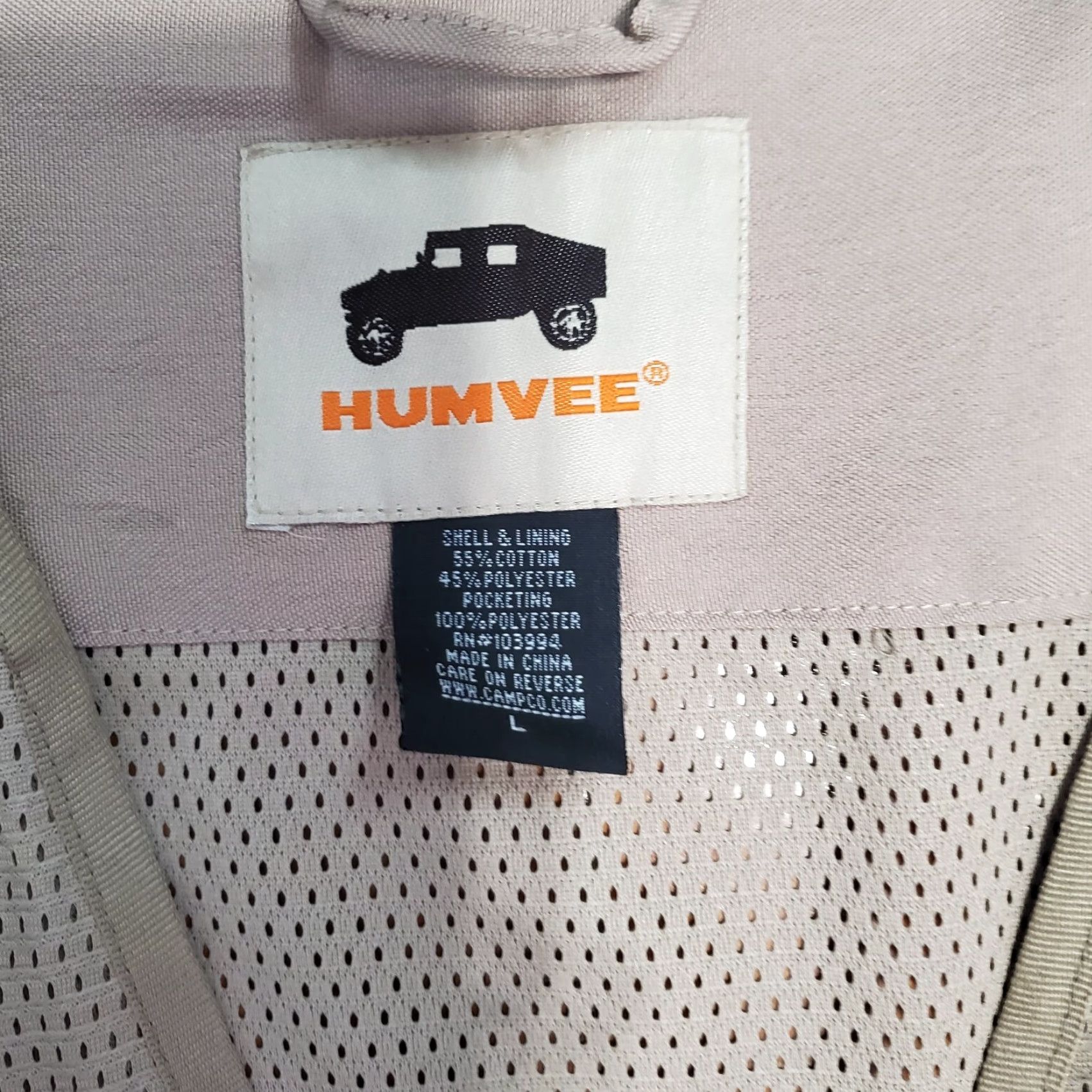 Vintage VINTAGE Humvee Vest Mens Large Hiking Fishing Hunting Beige Brown Shirt? Size US L / EU 52-54 / 3 - 4 Thumbnail