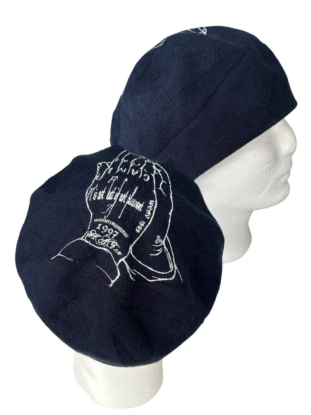 💥Ca4la x Weave Toshi Made in Japan Baret Hats Rare Logo☠️🎌