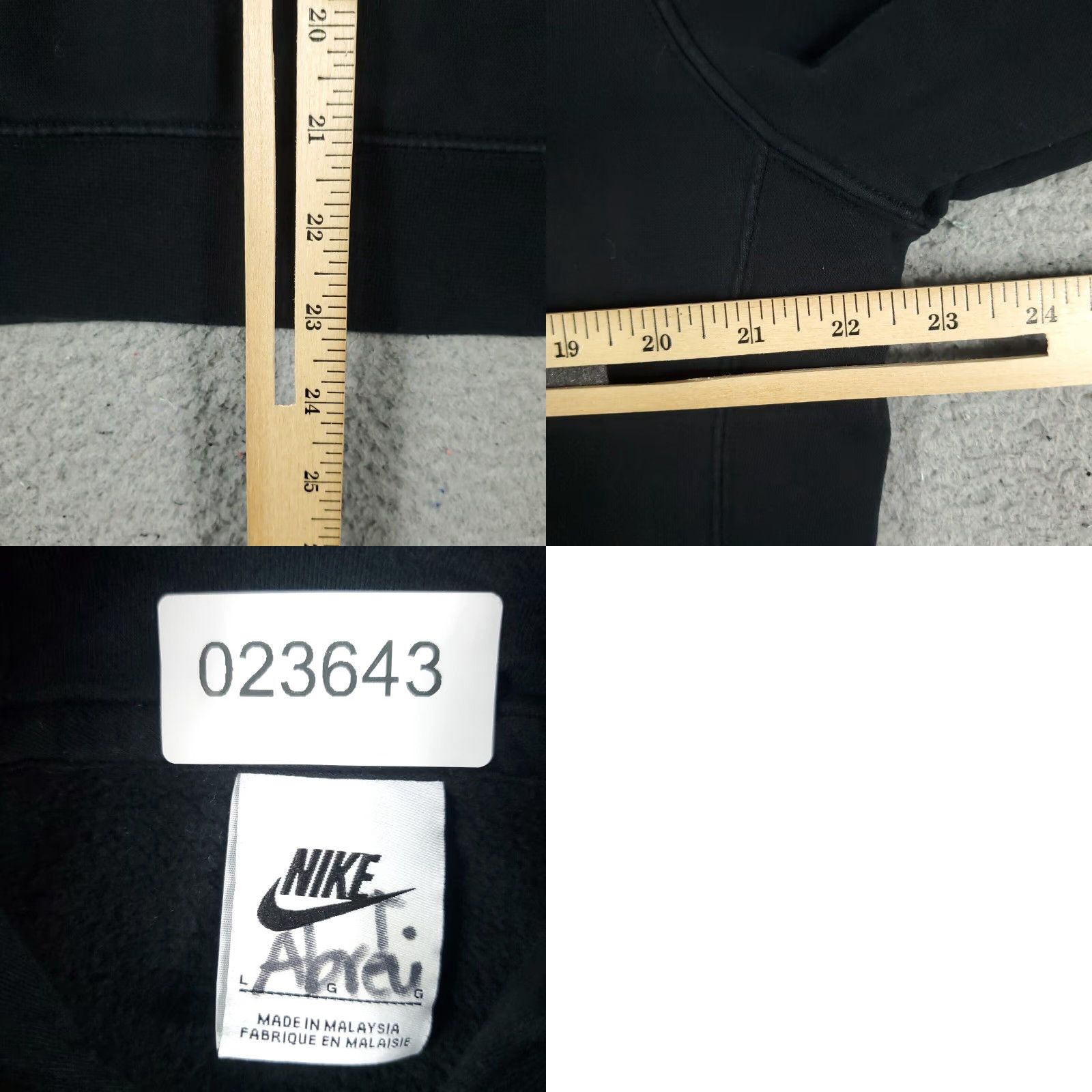 Nike VINTAGE Nike Hoodie Womens Large Black Pullover Sweatshirt Casual Activewear Modern Sports Ladies Size L / US 10 / IT 46 - 8 Thumbnail
