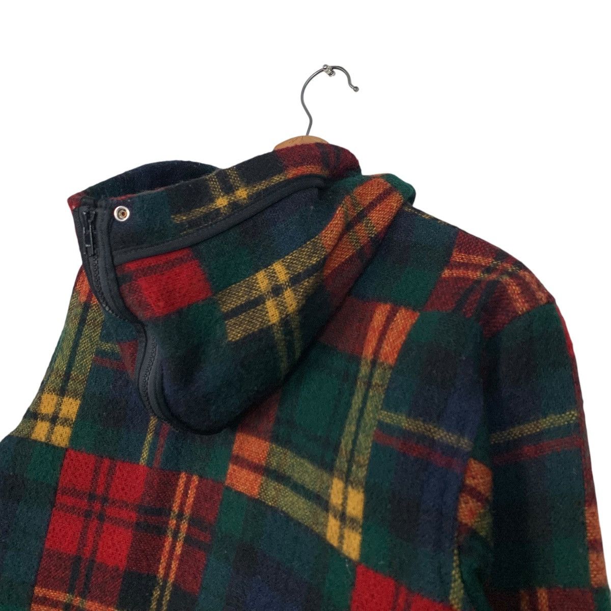 Johnson Woolen Mills Vintage 80s JOHNSON WOOLEN MILLS Plaid Wool Jacket 2704-C121 Size US M / EU 48-50 / 2 - 9 Thumbnail