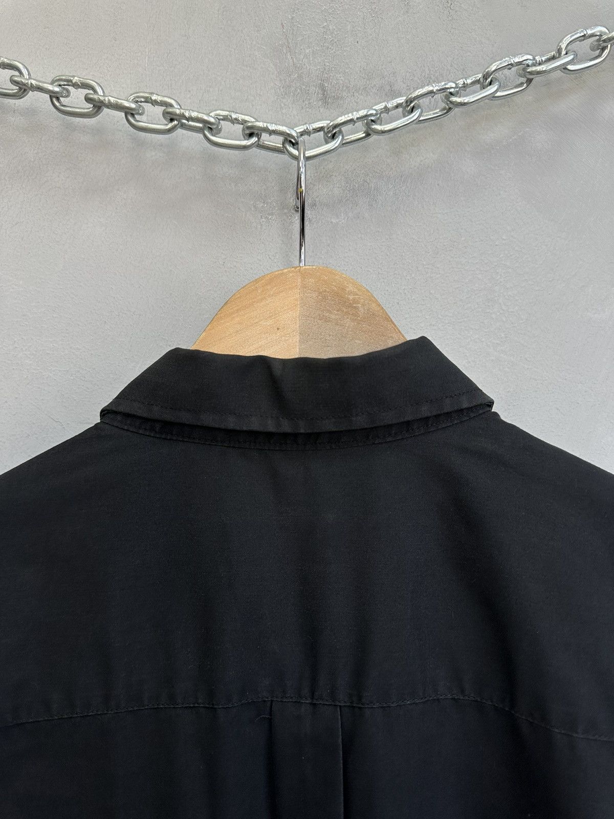 Burberry Vintage Black Shirt Burberrys Polo Y2k Nova Check Distressed Size US XL / EU 56 / 4 - 11 Thumbnail