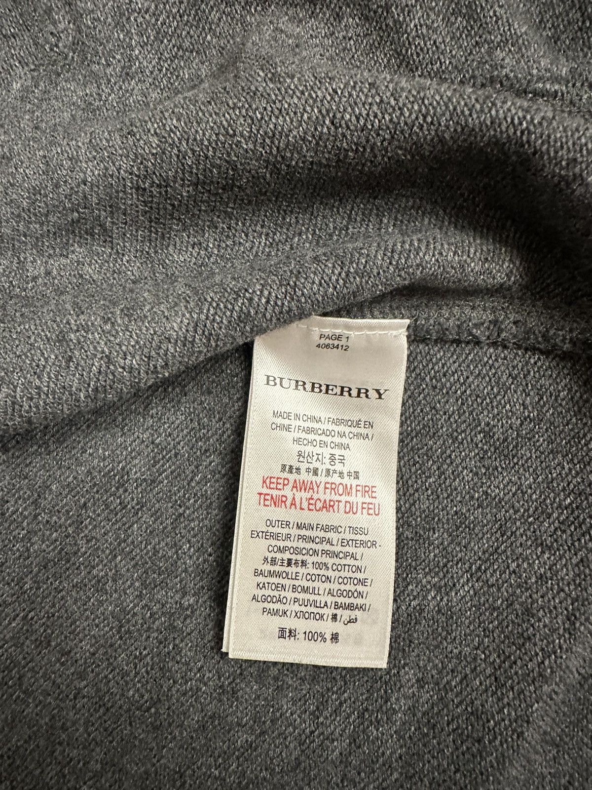 Burberry Burberry hoodie size XS Size US XS / EU 42 / 0 - 7 Thumbnail
