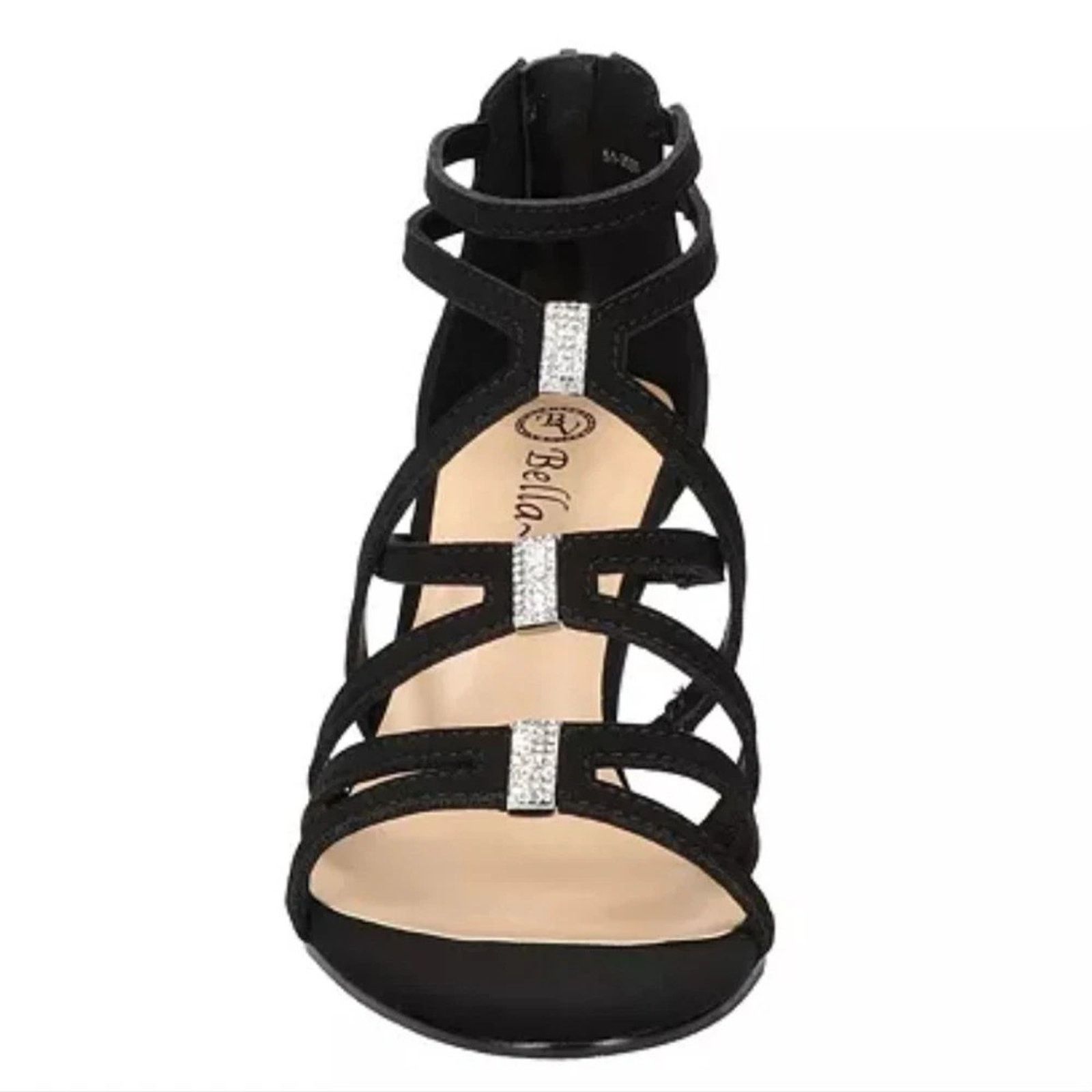 Other Bella Vita 11 Wide Width Black Strappy Heels Rhinestone Shoe Size US 11 / IT 41 - 9 Thumbnail