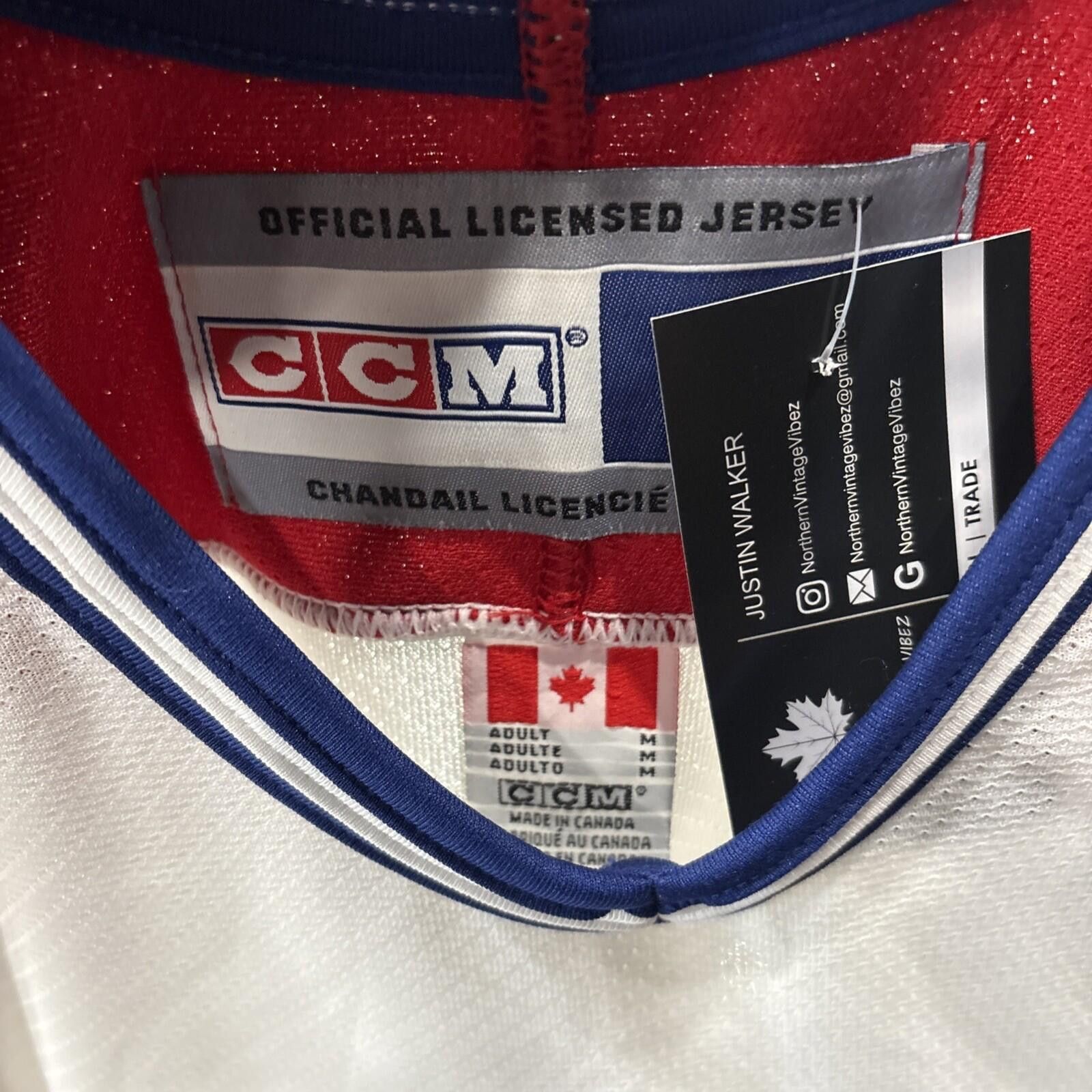 Other Vintage 90s Men’s Montreal Canadiens Non Player Sz M Jersey Size ONE SIZE - 6 Thumbnail