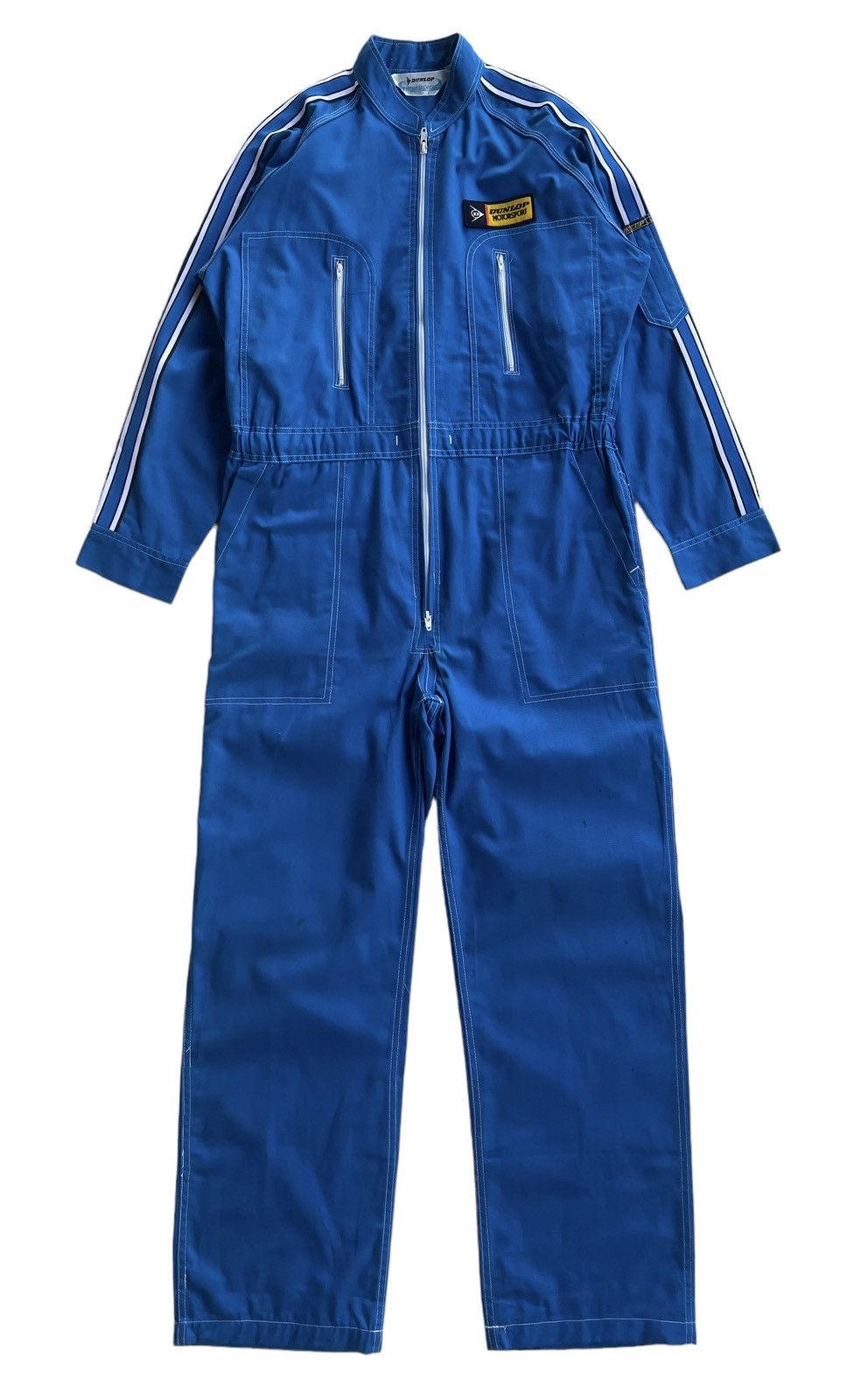 Dunlop Vintage Dunlop Motorsport Racing Tsunagi Jumpsuit Coverall Size US L / EU 52-54 / 3 - 4 Thumbnail