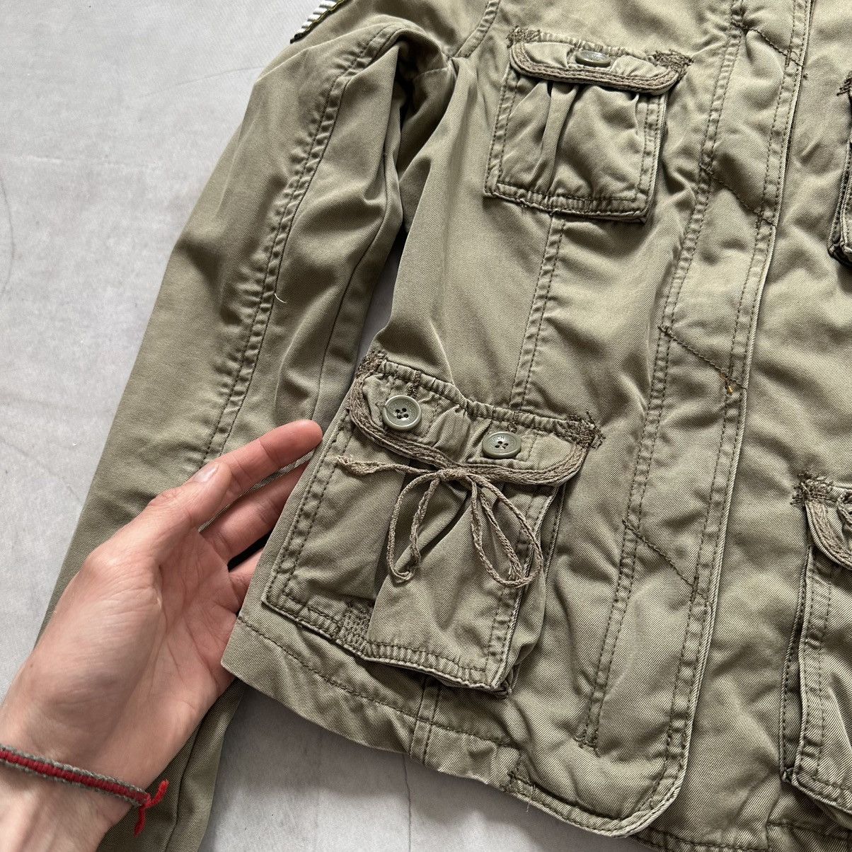 Von Dutch 00s Von Dutch Military Multipocket Utility Jacket Ed Hardy Size M / US 6-8 / IT 42-44 - 6 Thumbnail