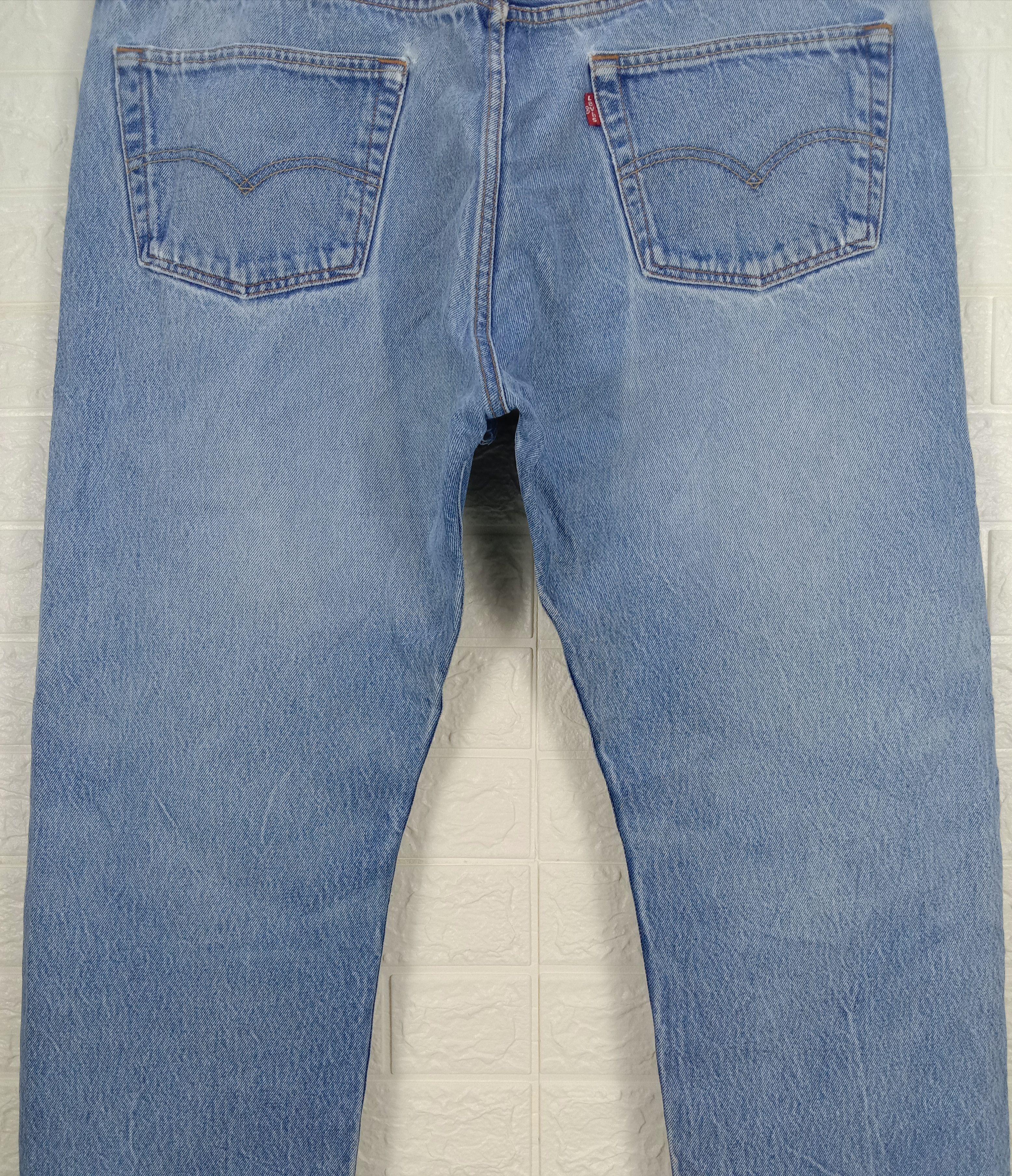 Levi's Vintage Levi's 501 Light Wash Jeans Distressed Denim Size US 40 / EU 56 - 7 Thumbnail