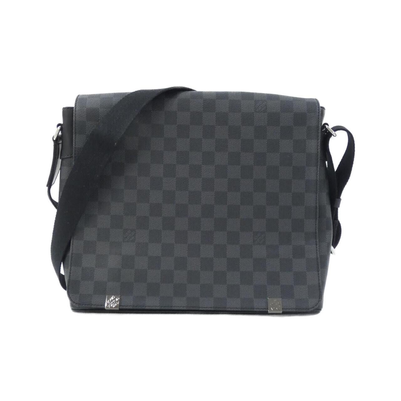 Louis Vuitton Louis Vuitton Louis Vuitton Damier Graphite District Coated Canvas Shoulder Bag Textile Shoulder Bag N41029 DUTY FREE for USA Size ONE SIZE - 1 Thumbnail