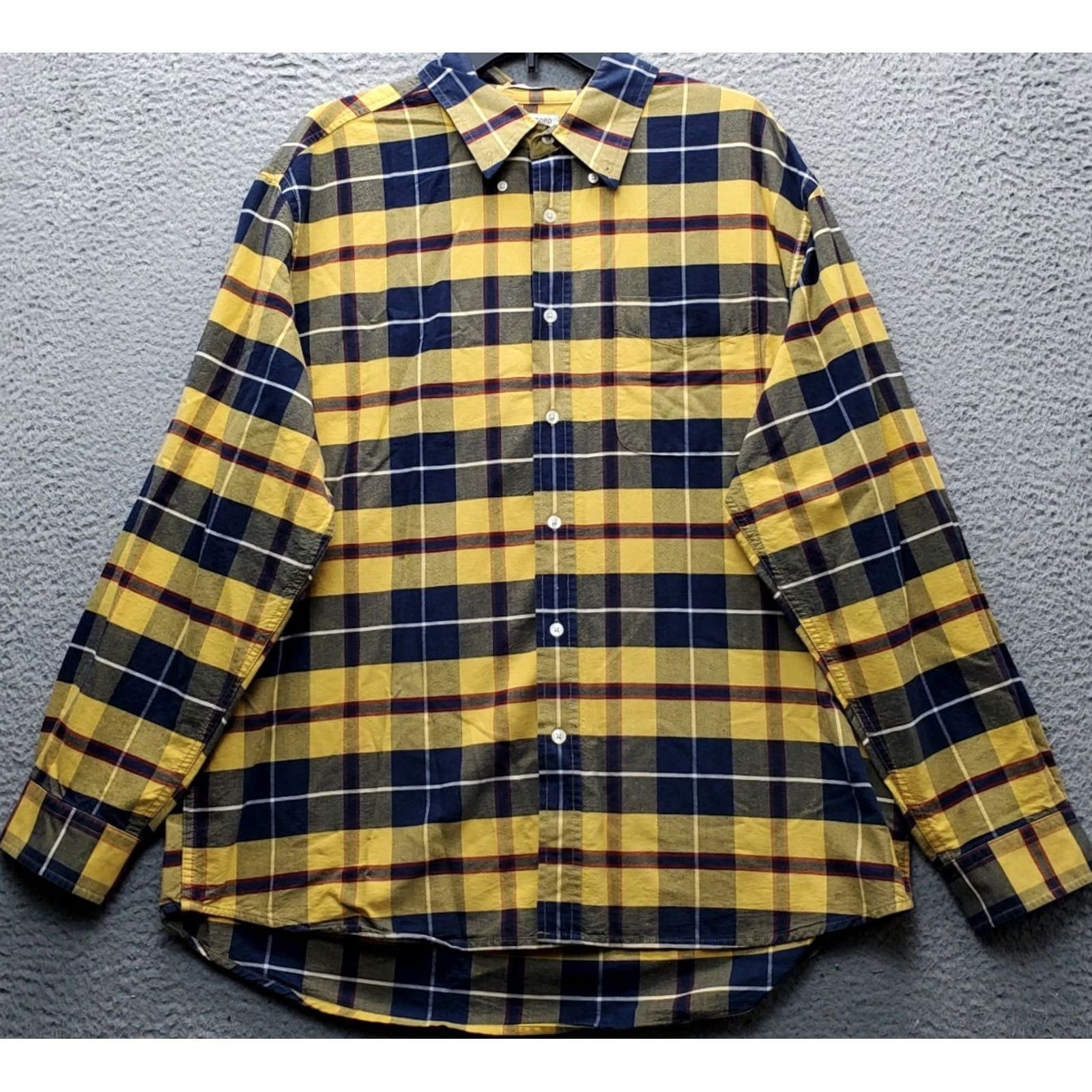 Vintage John Ashford Shirt Mens XL Multi Plaid Cotton Button-Up EUC Size US XL / EU 56 / 4 - 2 Thumbnail