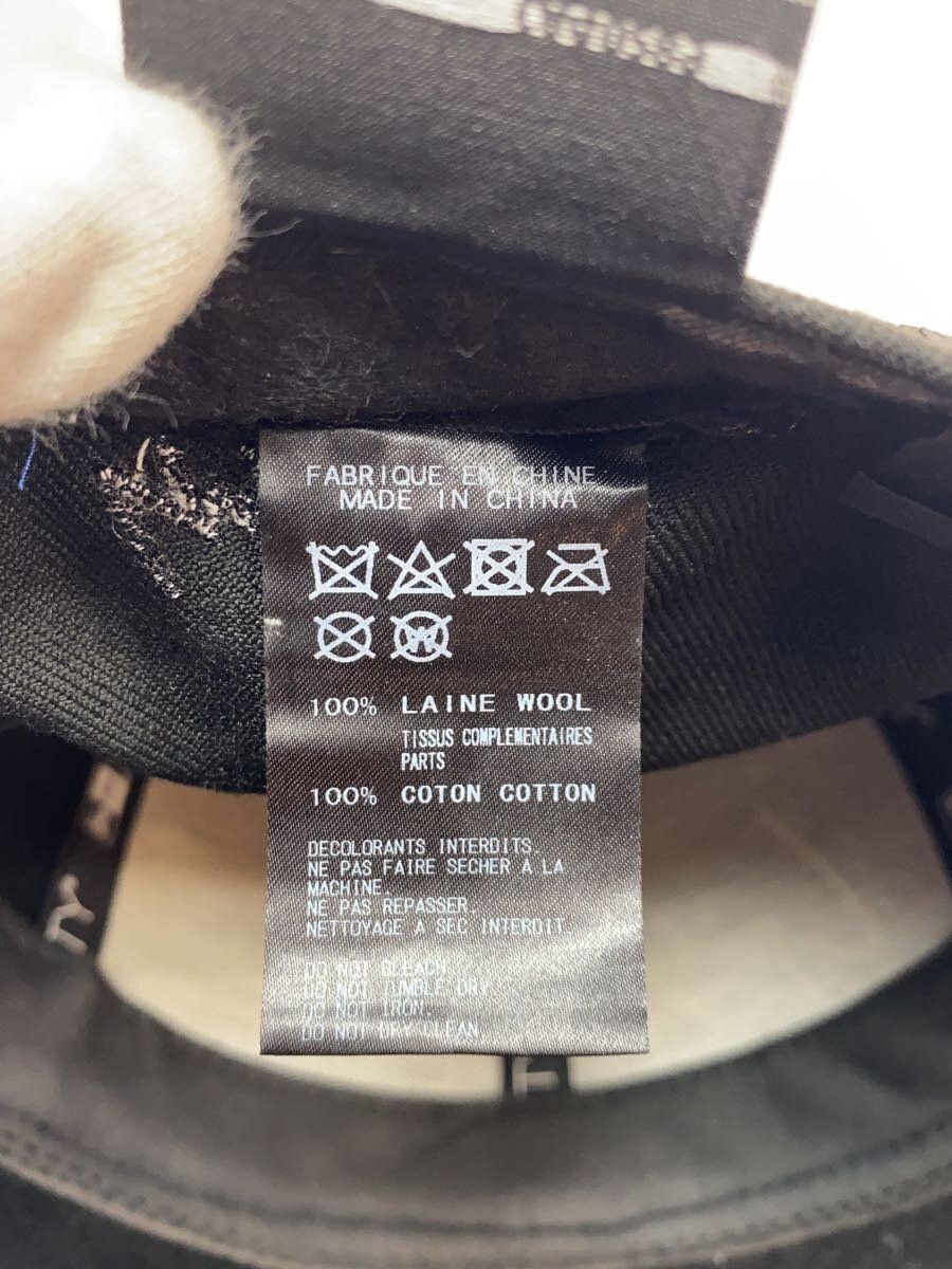 Yohji Yamamoto yohji yamamoto POUR HOMME × NEW ERA Wool/BLK Cap Size ONE SIZE - 6 Thumbnail