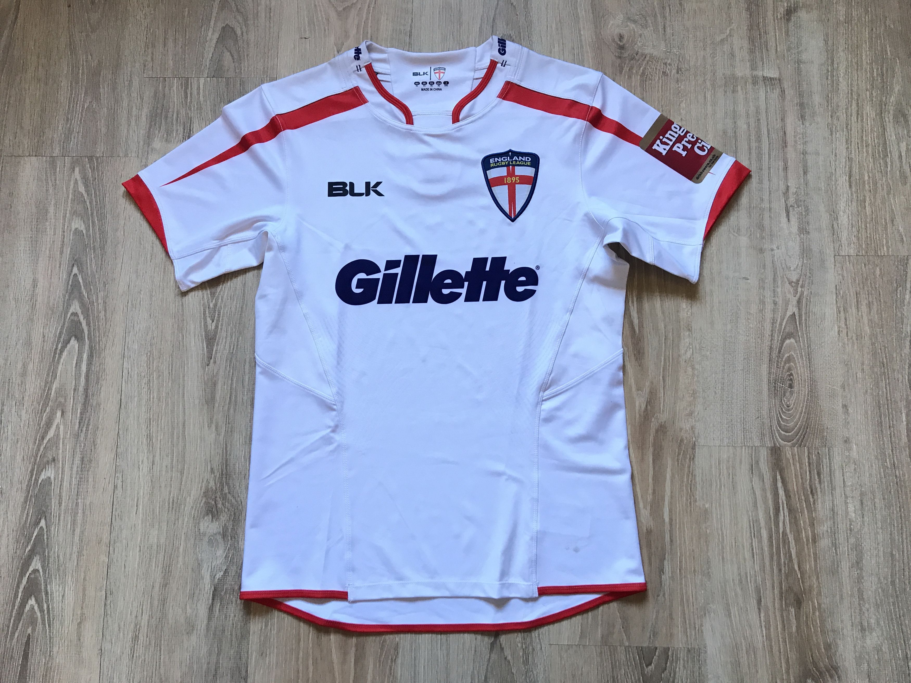 Other England Rugby League BLK Gillette Shirt Size US XL / EU 56 / 4 - 1 Thumbnail