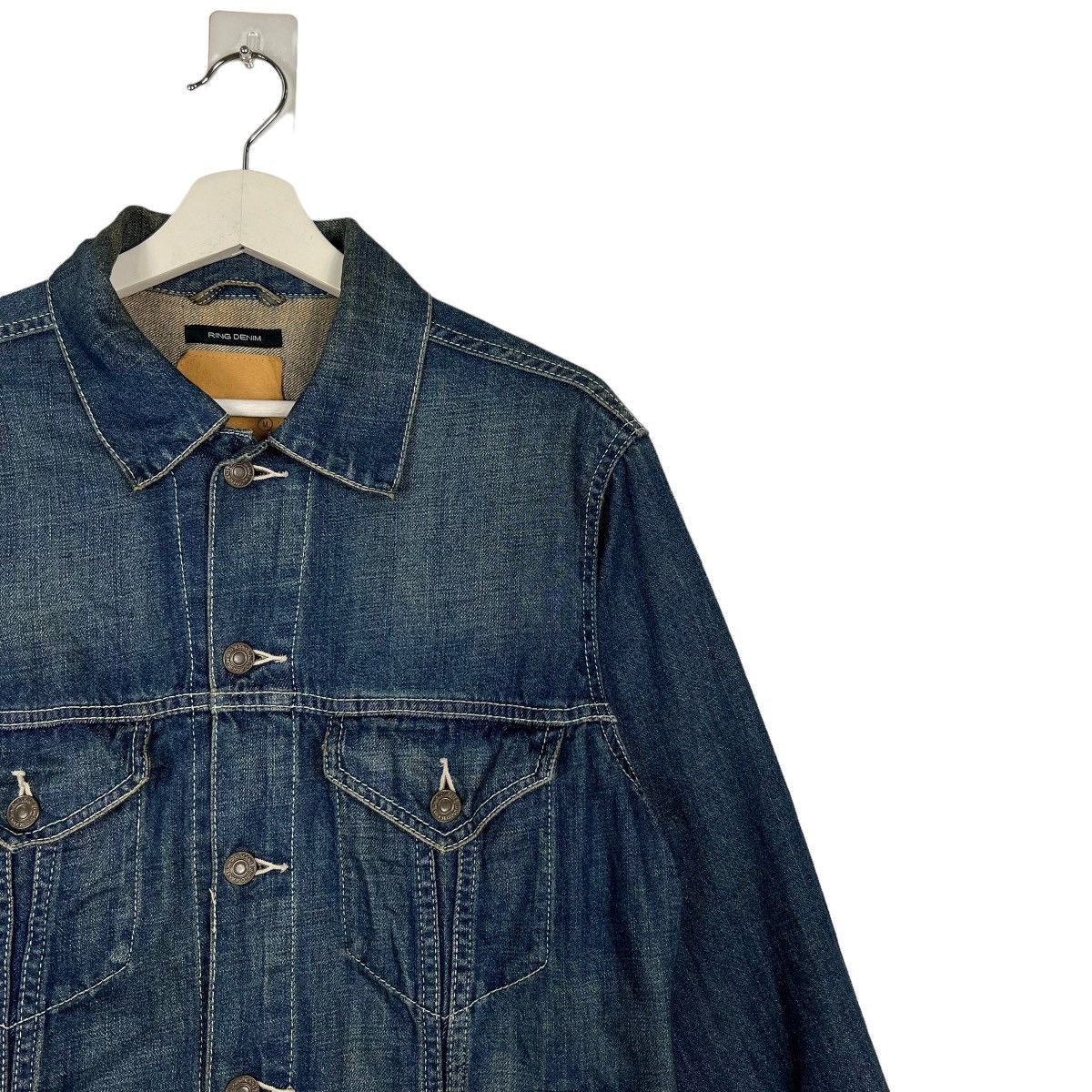 45rpm 🔥 00s JAPANESE RING DENIM TRUCKER JACKET MADE IN JAPAN Size US M / EU 48-50 / 2 - 7 Thumbnail