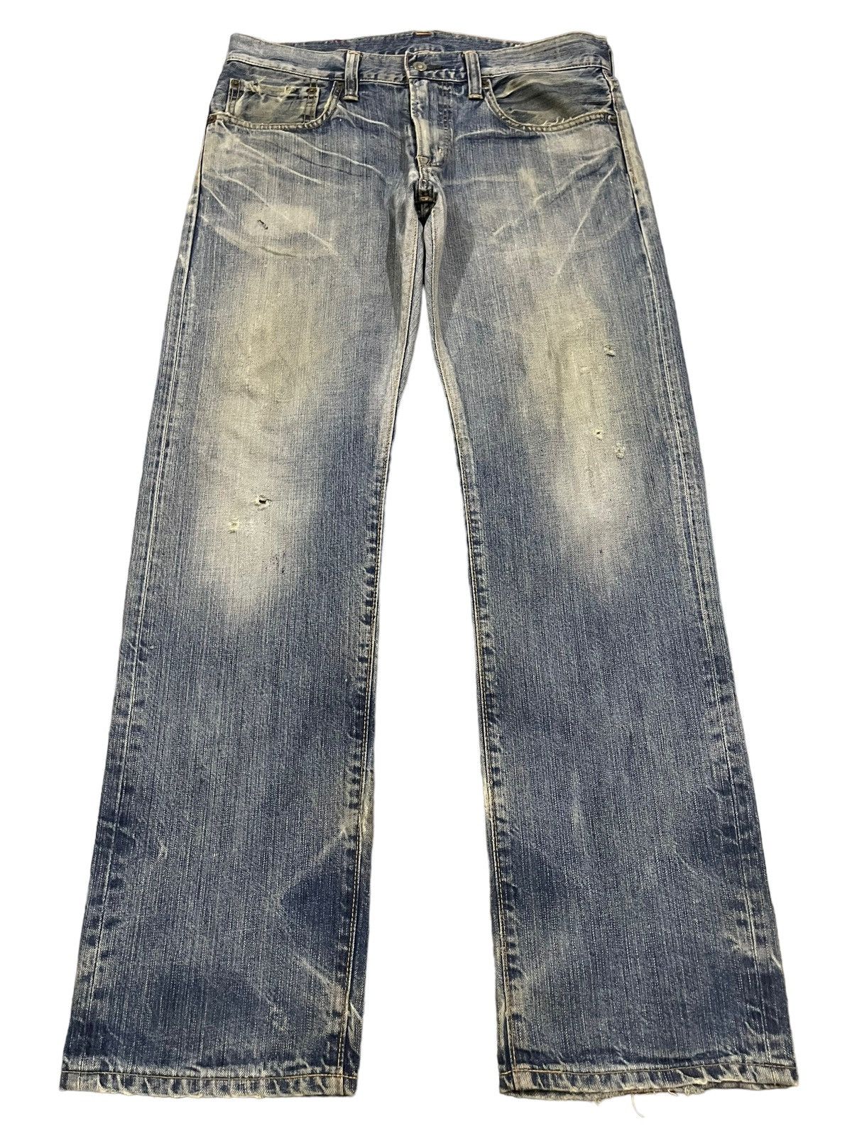 image of 1990X Clothing x Edwin Vintage Edwin Classic Blue Wash Style Baggy Jeans, Men's (Size 34)