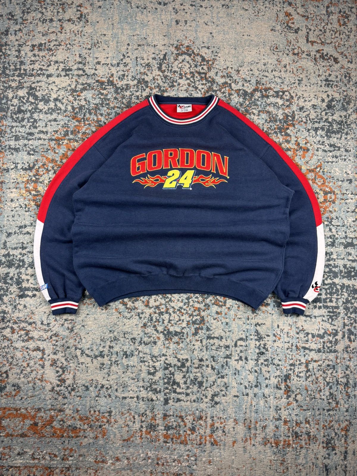 Chase Authentics × NASCAR × Vintage Vintage 90s Chase Authentics NASCAR Gordon 24 sweatshirt Size US XXL / EU 58 / 5 - 1 Thumbnail
