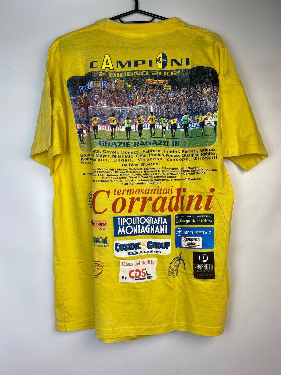 Vintage Vintage rare 2001-02 Modena Graphic "Campioni" Graphic Tee Size US XXL / EU 58 / 5 - 2 Thumbnail