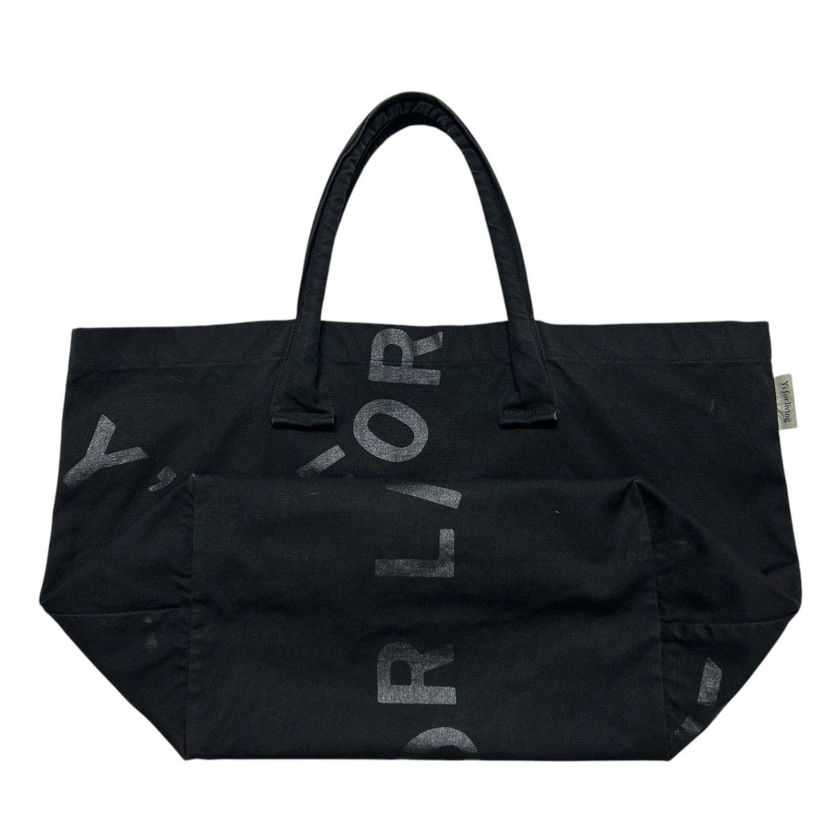 Yohji Yamamoto 336 00s Y's Yohji Yamamoto printed bag cotton handle Size ONE SIZE - 15 Thumbnail