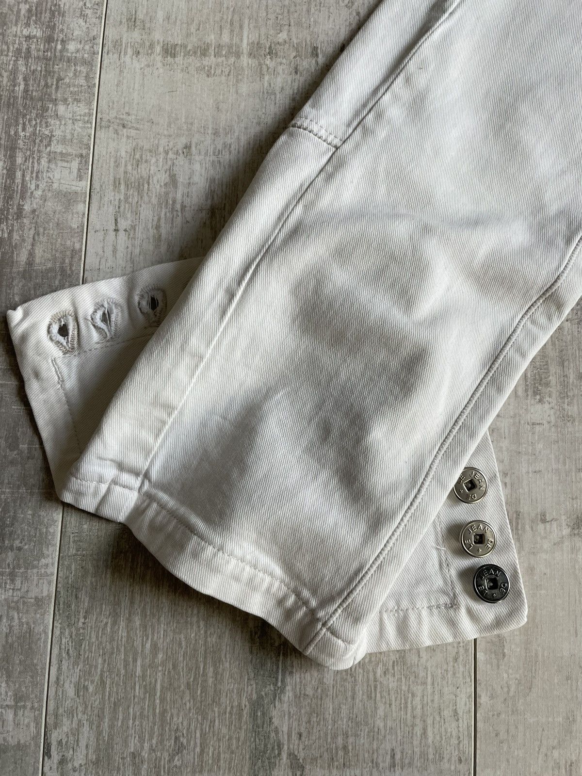 Marithe + Francois Girbaud Marithe Francois Girbaud Biker Denim Jeans Clasp Lighter Vtg Size 28" / US 6 / IT 42 - 5 Thumbnail
