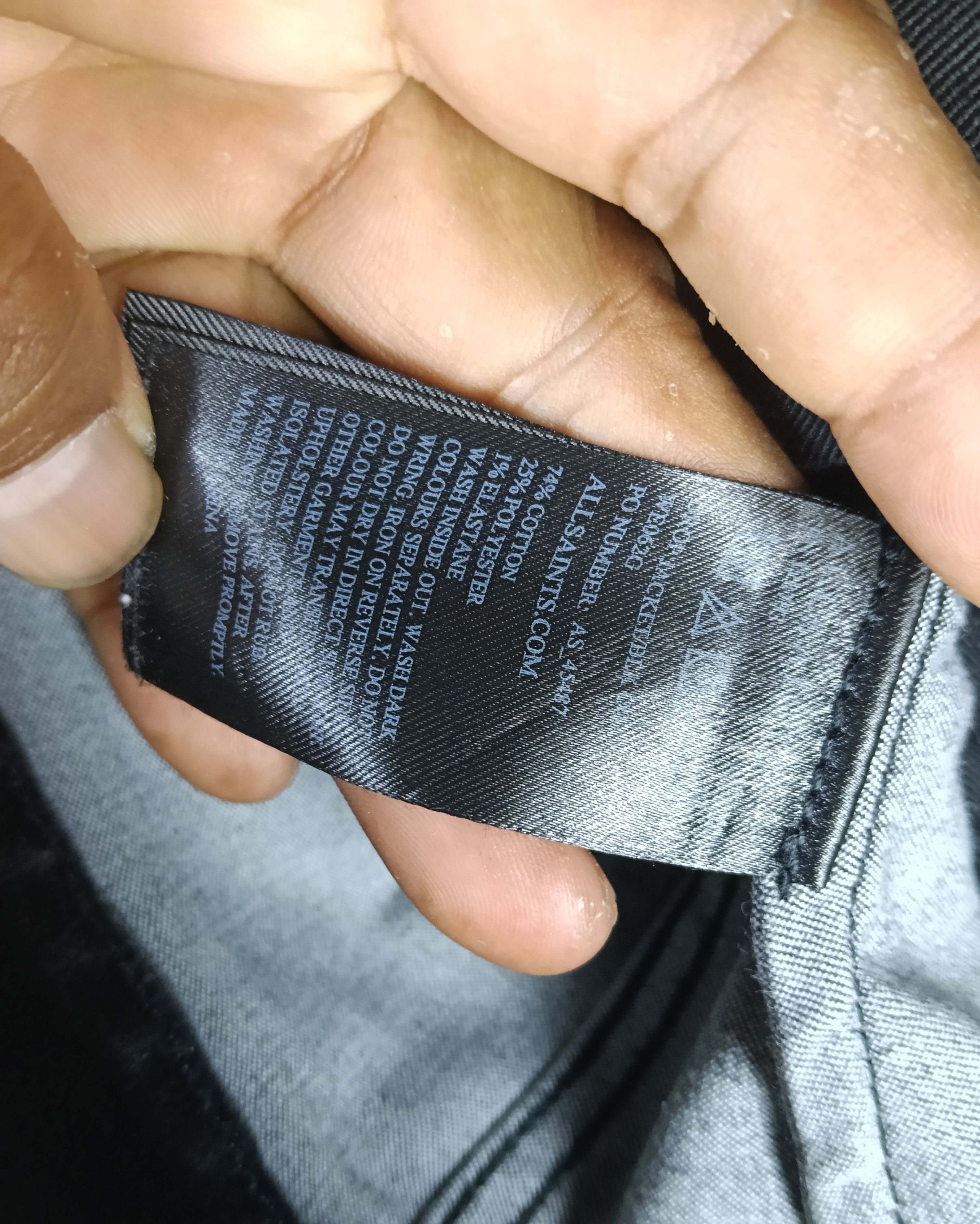 Allsaints Rare Allsaints Biker Black Denim Jacket Size US XS / EU 42 / 0 - 9 Thumbnail