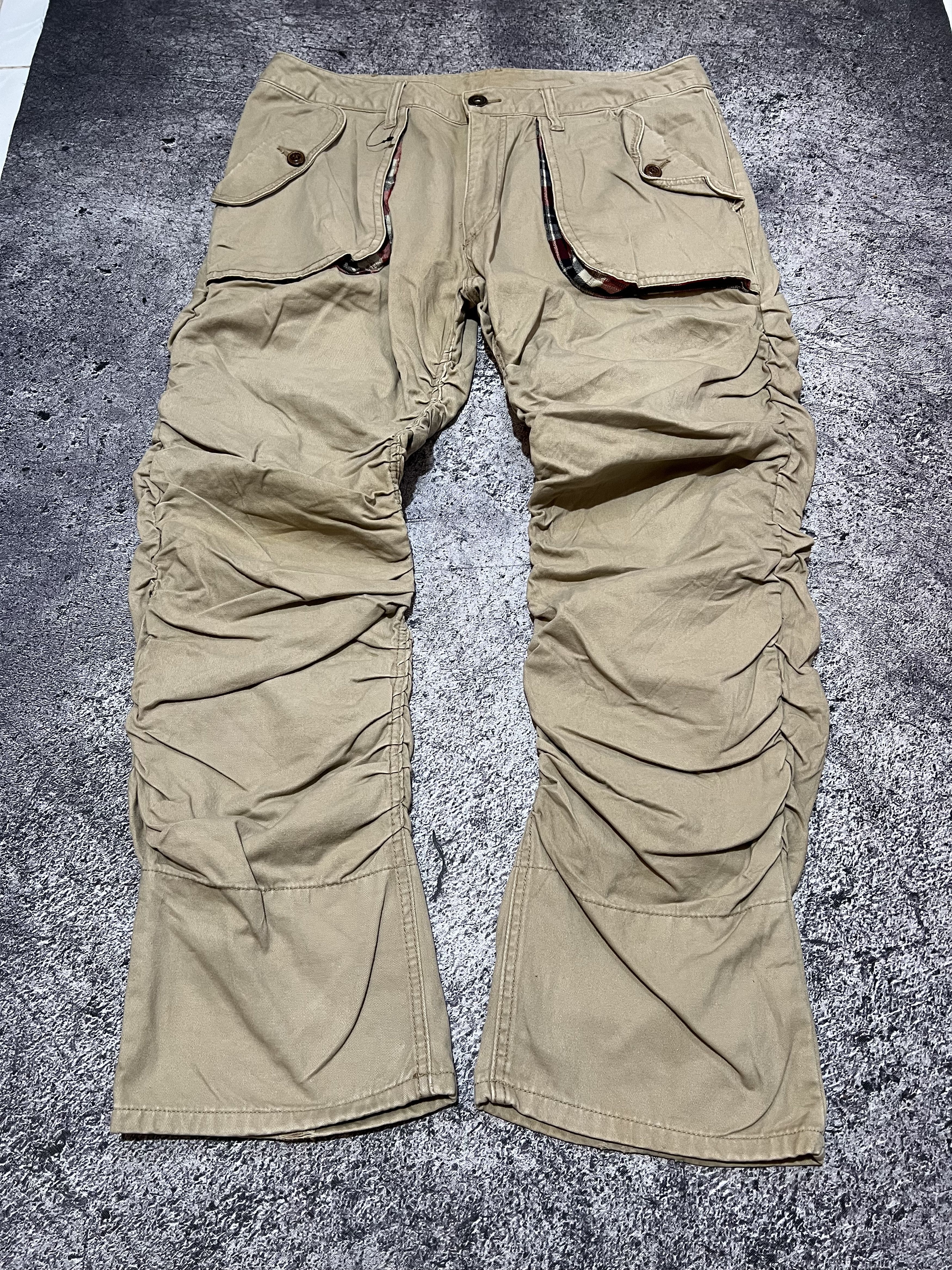 2000s Japanese Hysteric Ruched Ifsix Flare y2k Lgb