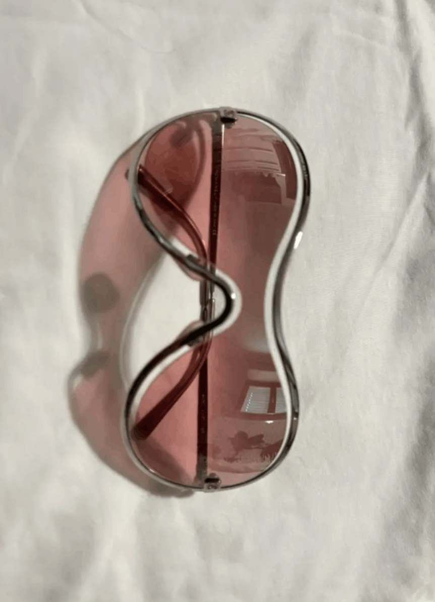 Chanel CHANEL Sunglasses 4030 Rimless Rhinestone 4017 Shields Size ONE SIZE - 1 Thumbnail