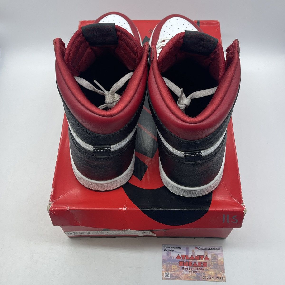 Jordan Brand Air Jordan 1 satin red Size US 12 / IT 42 - 6 Thumbnail