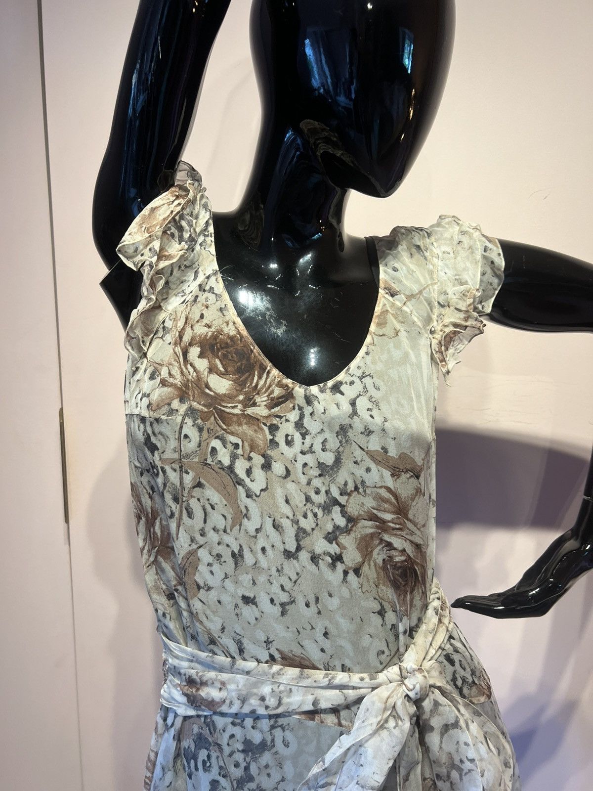 Blumarine Blumarine silk dress Size M / US 6-8 / IT 42-44 - 4 Thumbnail