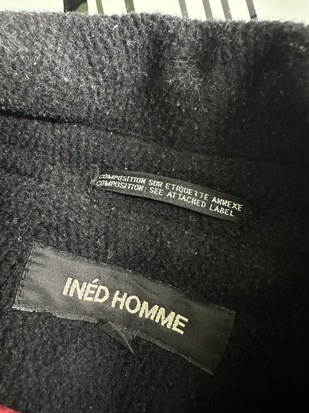 Yohji Yamamoto Ined Homme by Yohji Yamamoto Wool Coat Jacket Size US L / EU 52-54 / 3 - 9 Thumbnail