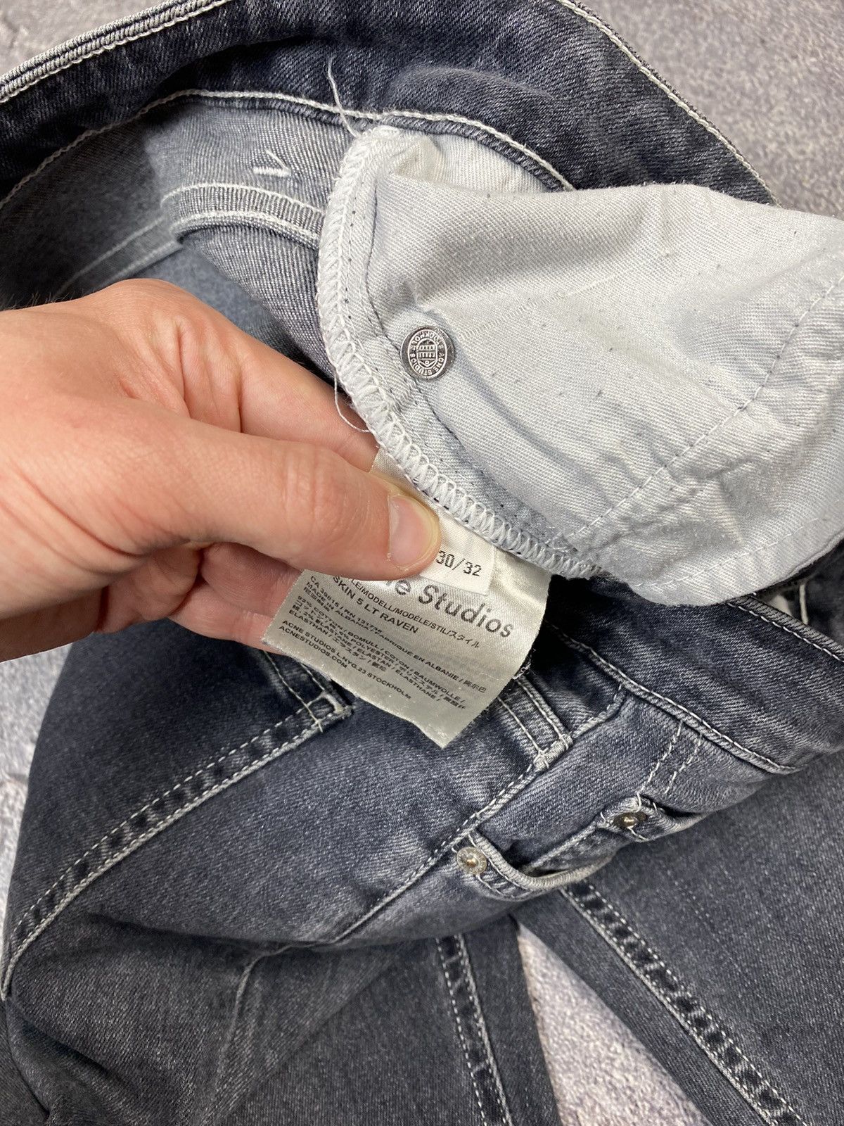 Acne Studios Acne Studios Grey Ladies Jeans Size 30x32 Size 30" / US 8 / IT 44 - 5 Thumbnail