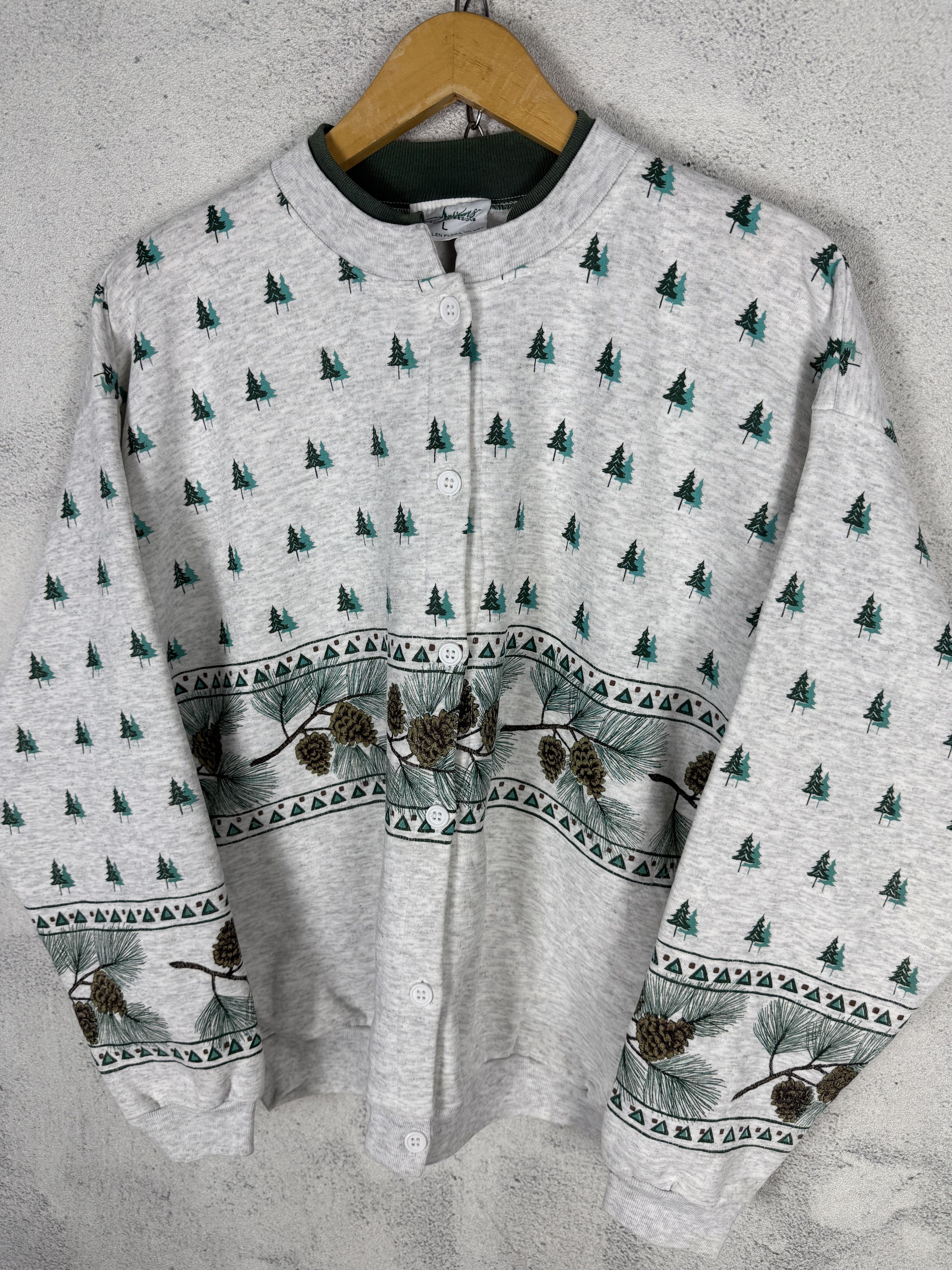 Vintage Vintage 90s Artisans Sunschein Forest Pinecone Sweatshirt Size US M / EU 48-50 / 2 - 4 Thumbnail