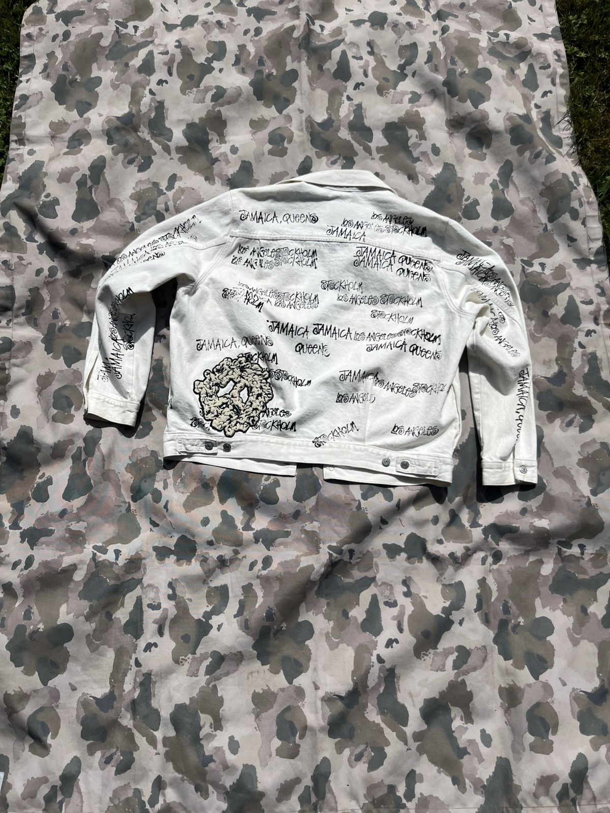 DENIM TEARS × Levi's × Stussy Stussy x levis x denim tears jean jacket Size US L / EU 52-54 / 3 - 2 Thumbnail